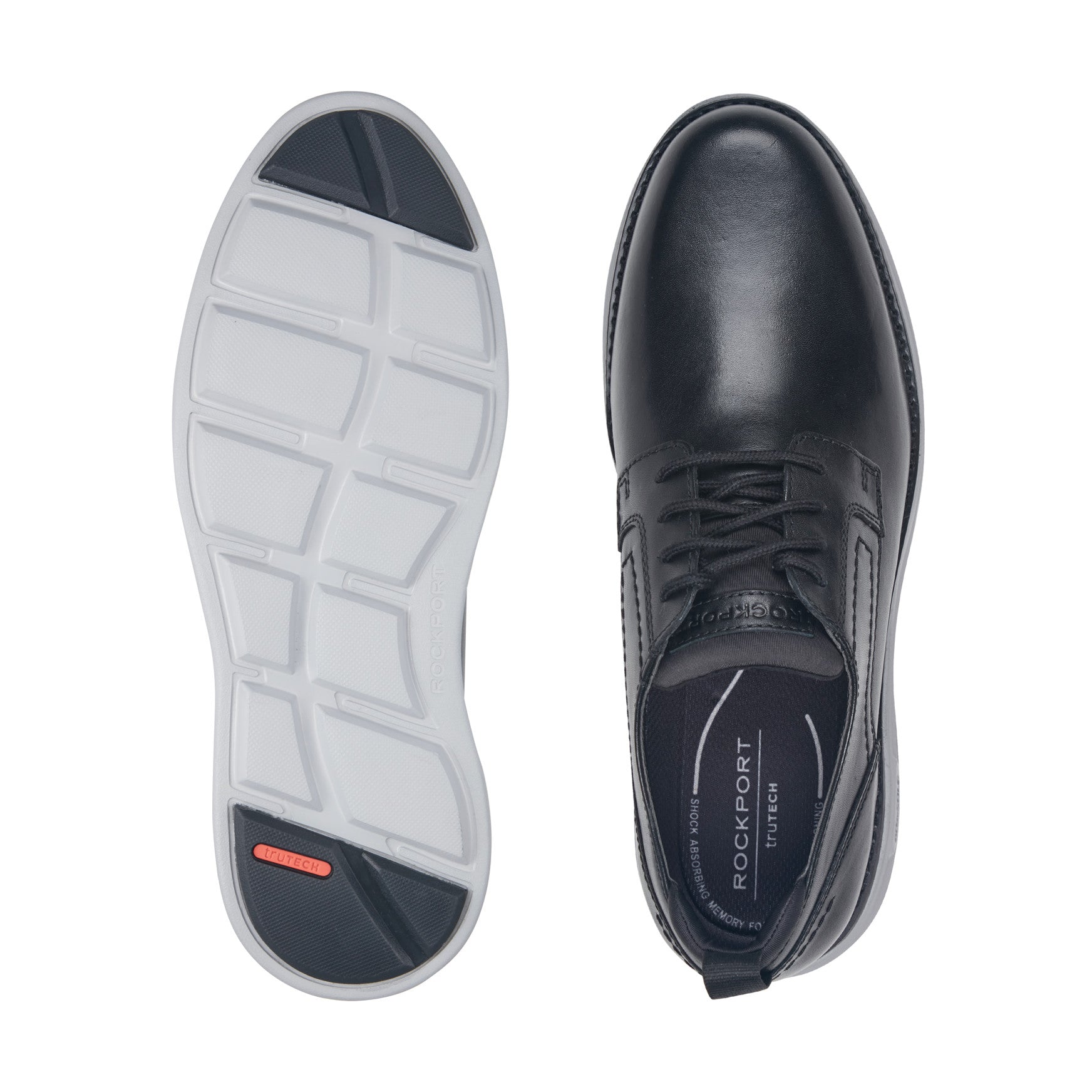Men's Canton Casual Lace-up Oxford - Black Leather | Rockport Men's Canton Casual Lace-up Oxford - Black Leather | Rockport