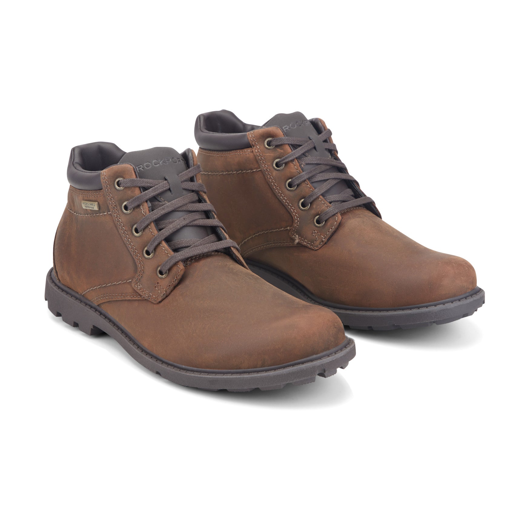 Rockport Boots Mens 10 M Brown Leather Hydro Shield Waterproof Ankle ME3221 Rockport Umbwe Hiker Boots - Dark Brown ROC0013-L07 main image 4