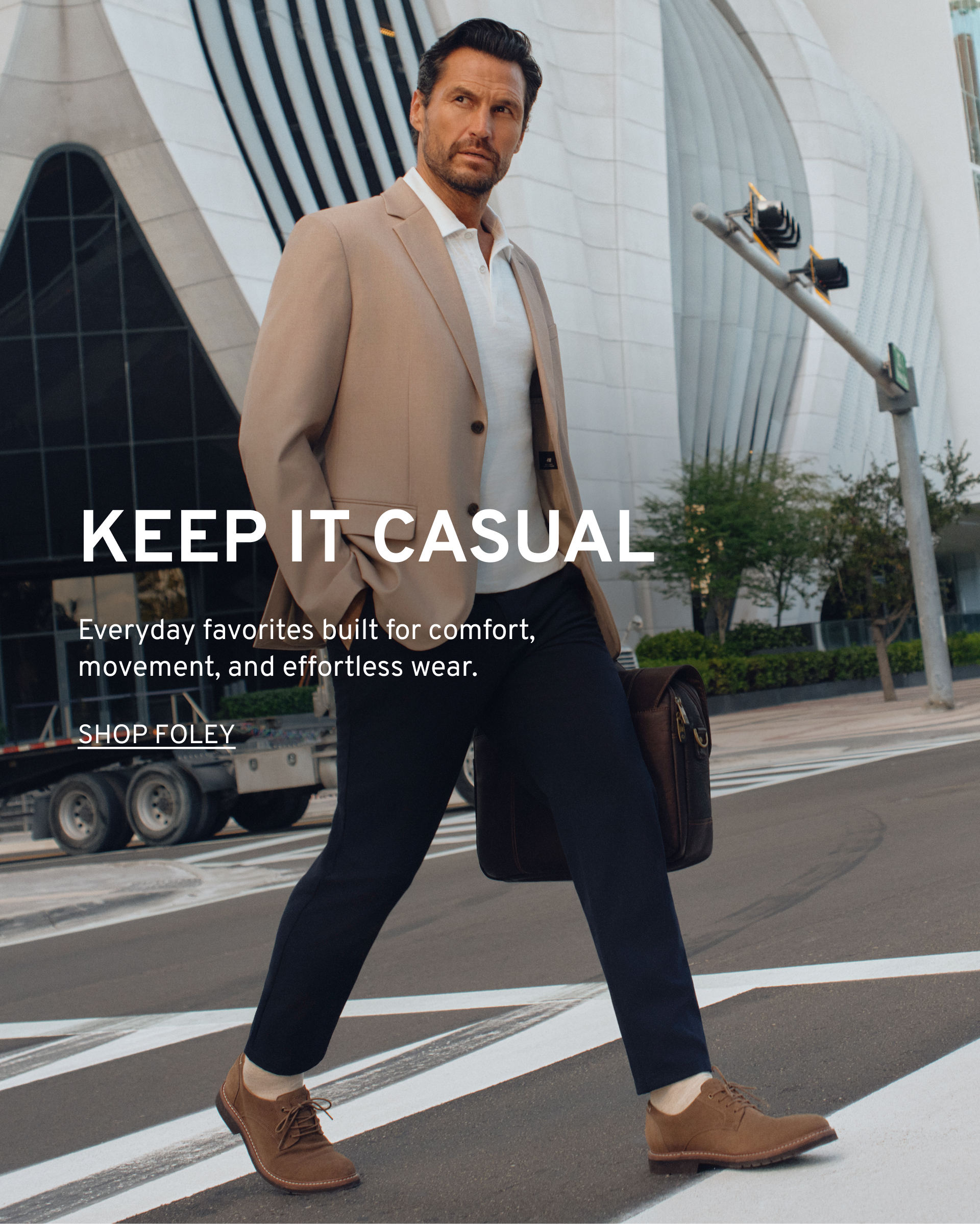 Editorial banner featuring Foley Oxfords