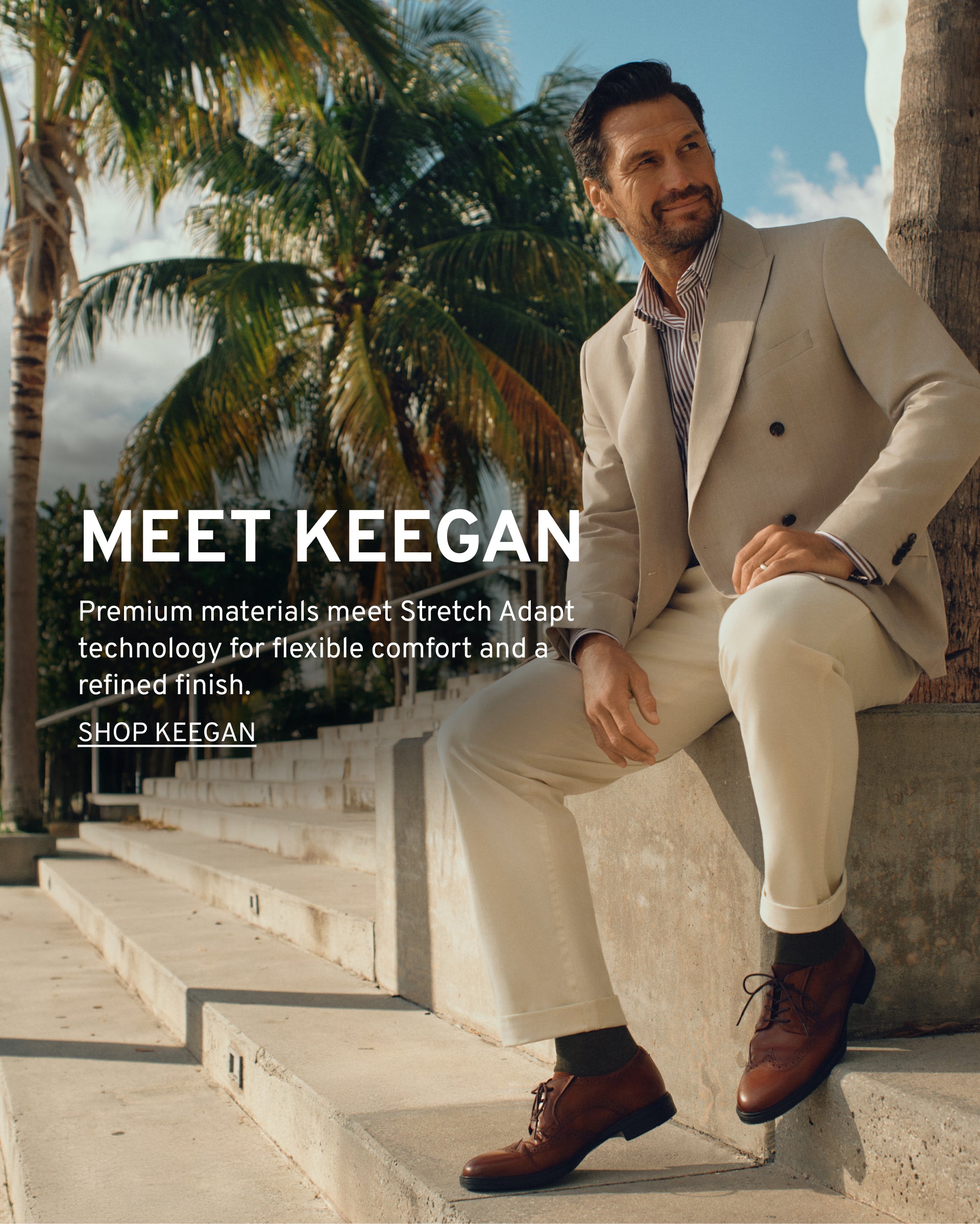 Editorial banner featuring Keegan Oxfords
