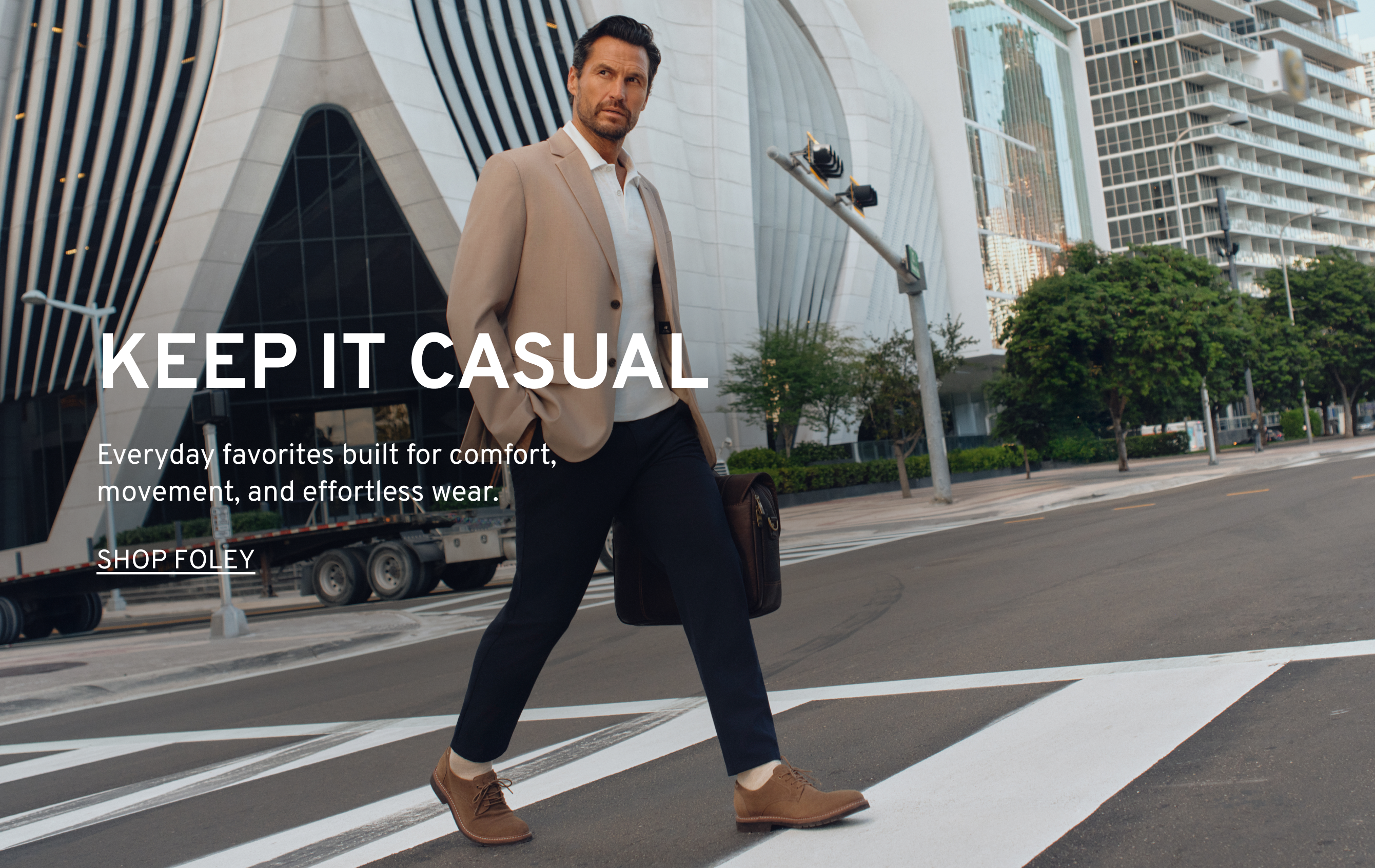 Editorial banner featuring Foley Oxfords