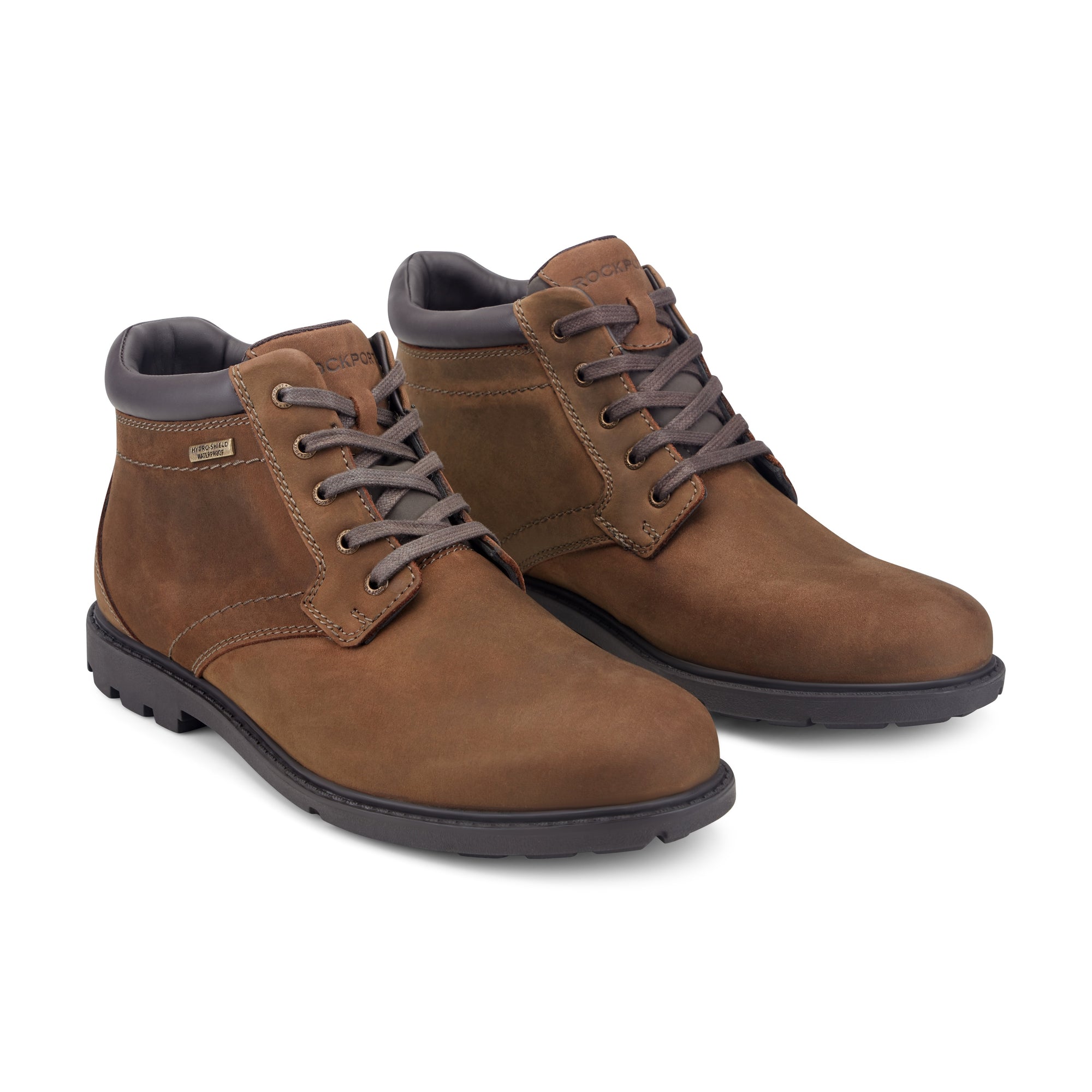 Men's Rugged Bucks Waterproof Boot - Tan Leather