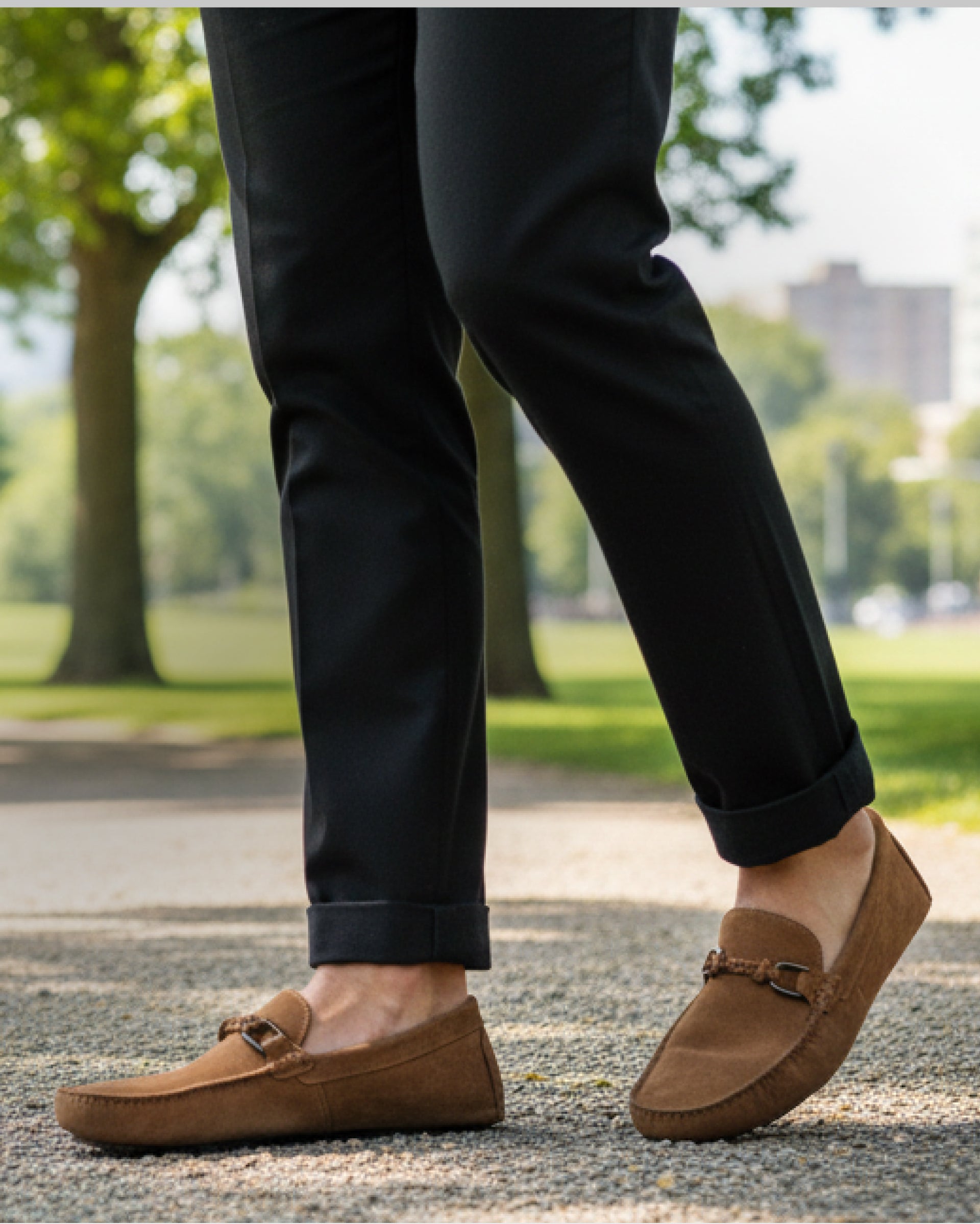 Editorial banner featuring Roland Loafers