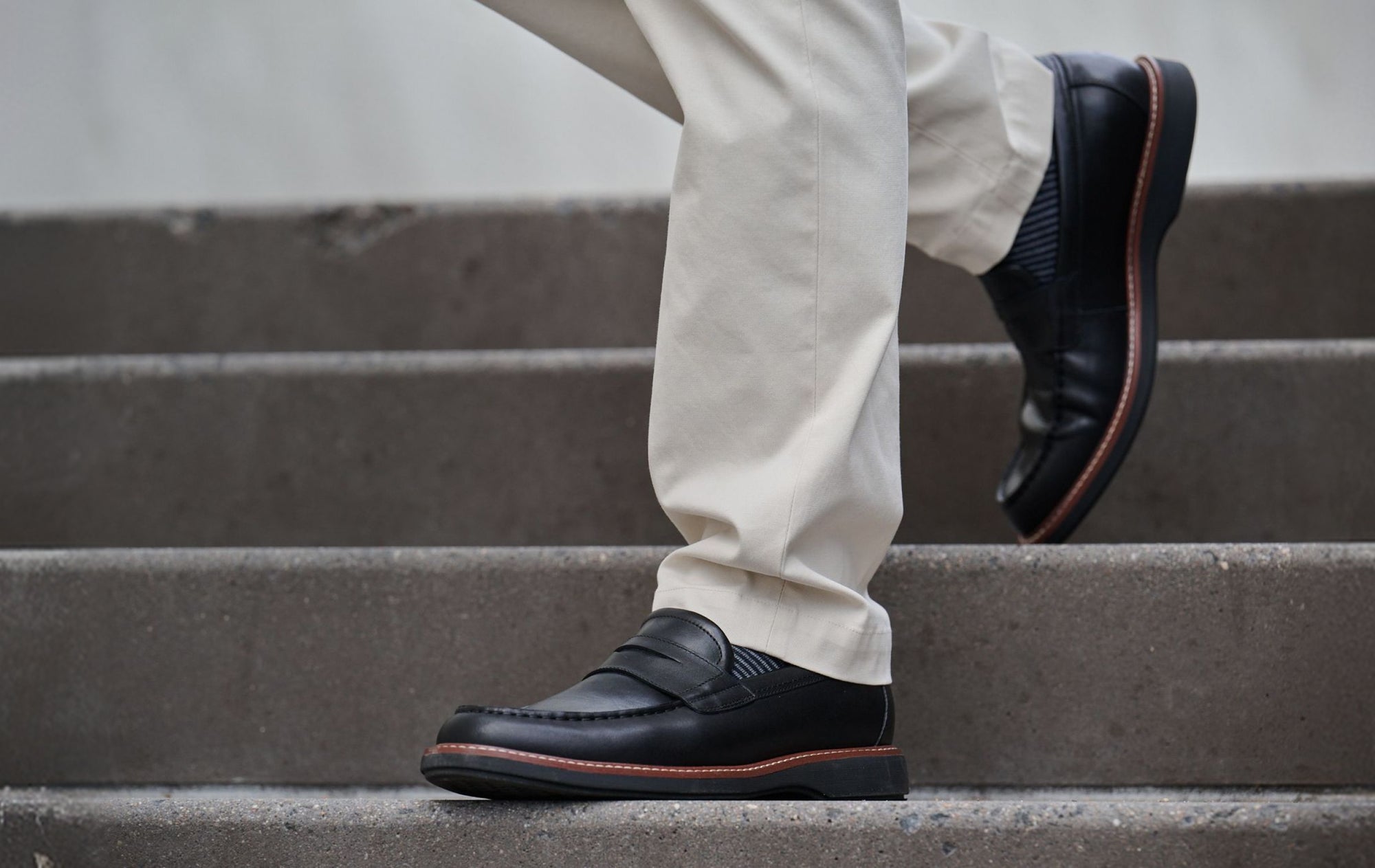 Editorial banner featuring Ledger Penny Loafers
