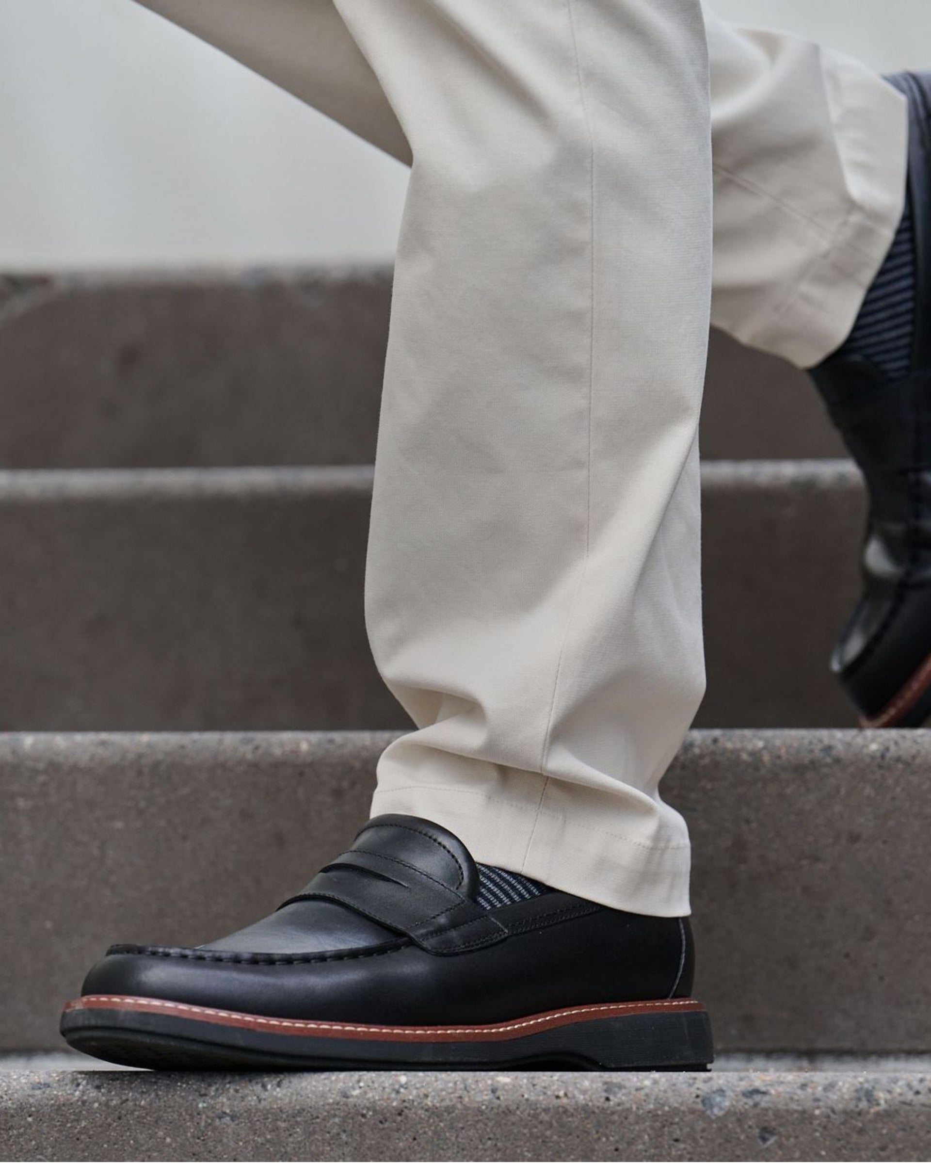 Editorial banner featuring Ledger Penny Loafers