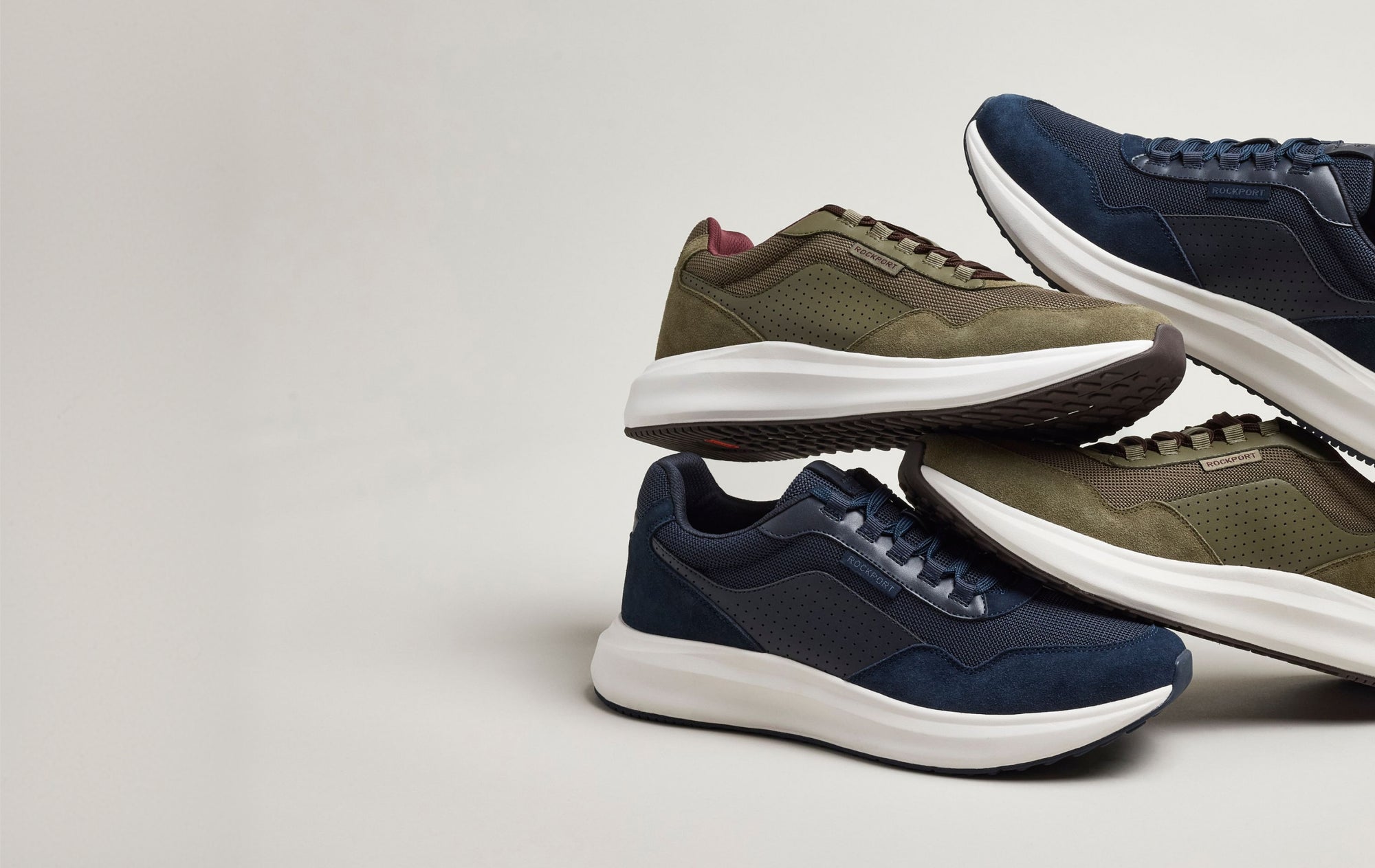 Editorial banner featuring ProWalker Pacer Lace-up Sneakers