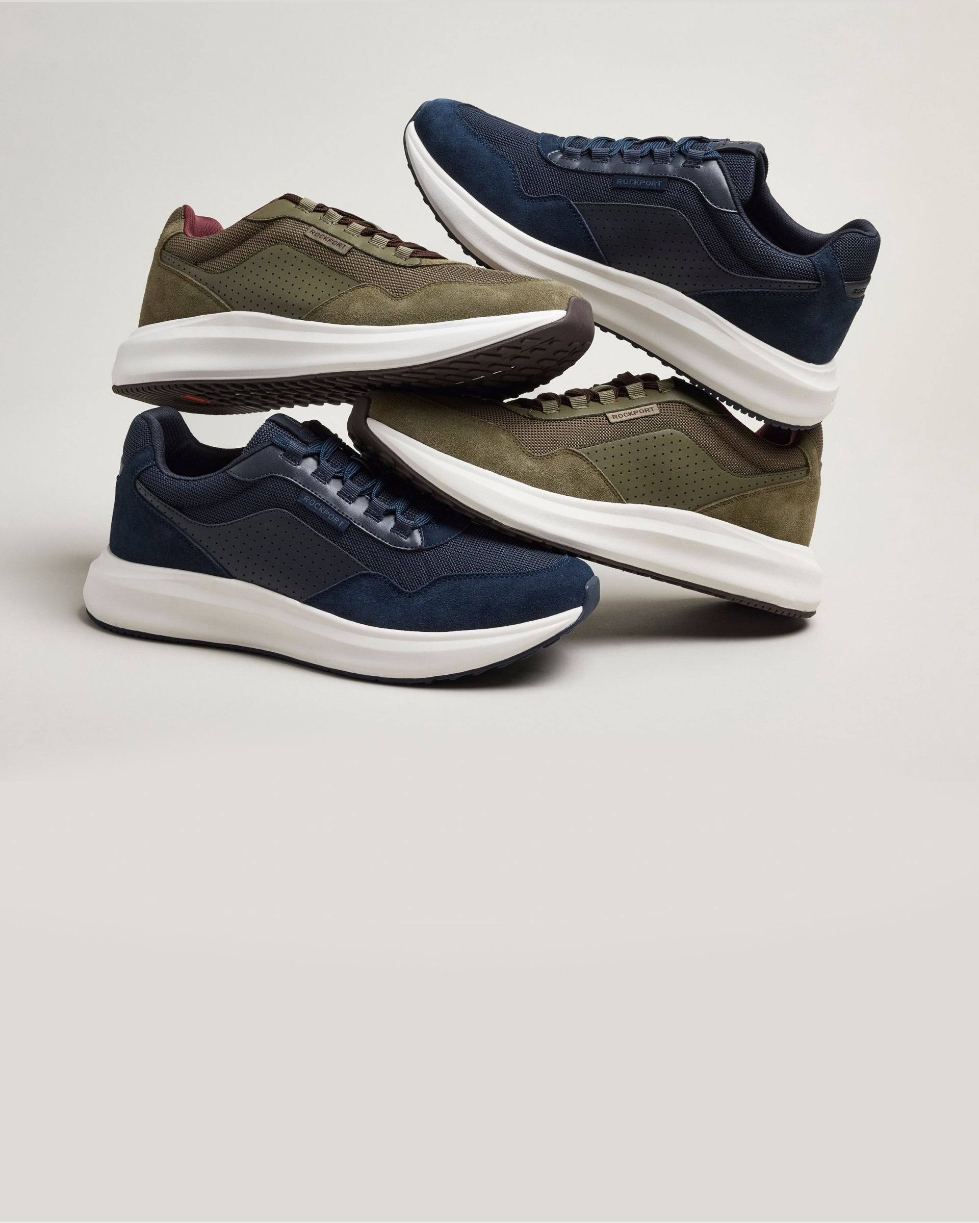 Editorial banner featuring ProWalker Pacer Lace-up Sneakers
