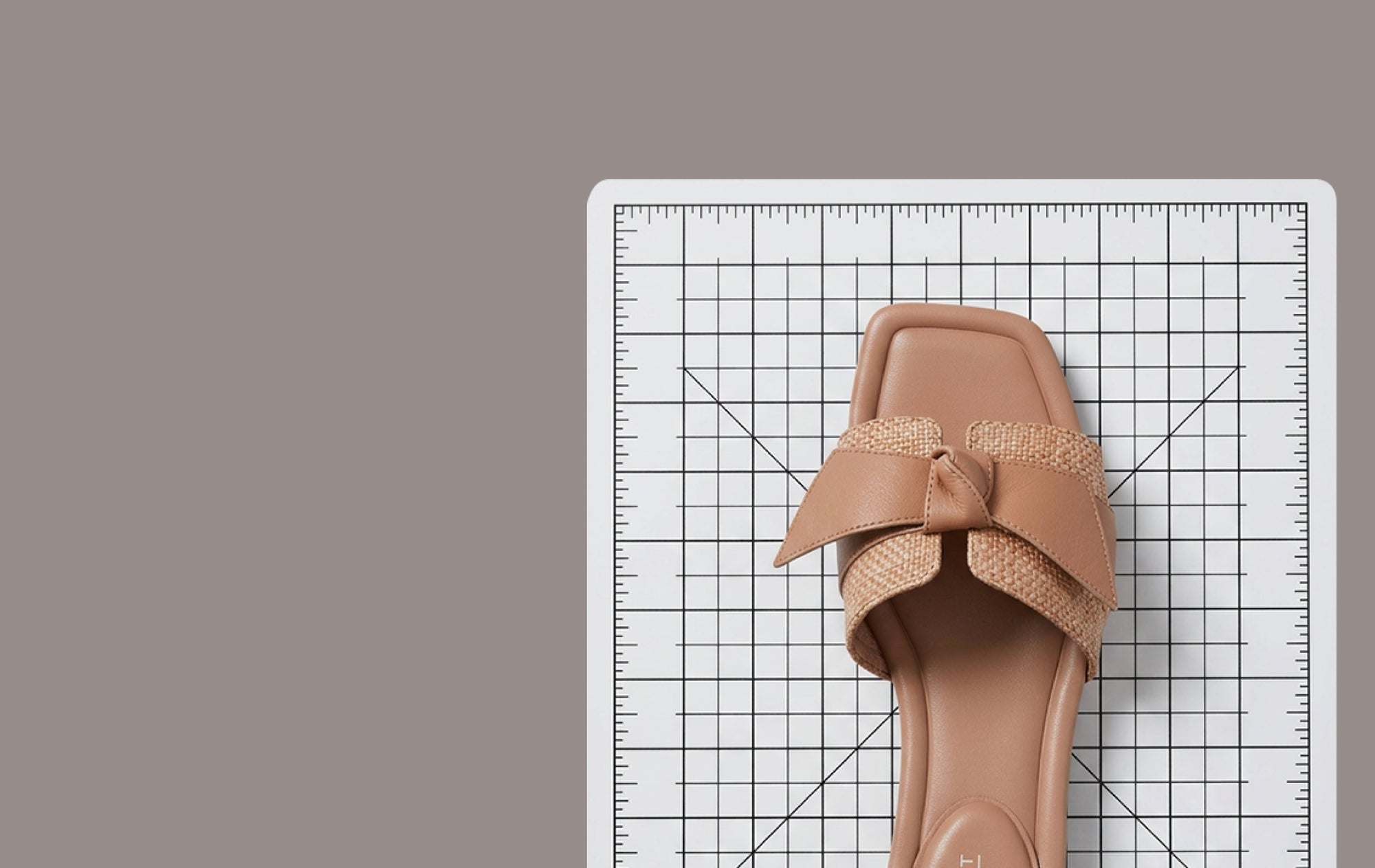 Editorial banner featuring women's wide widths style