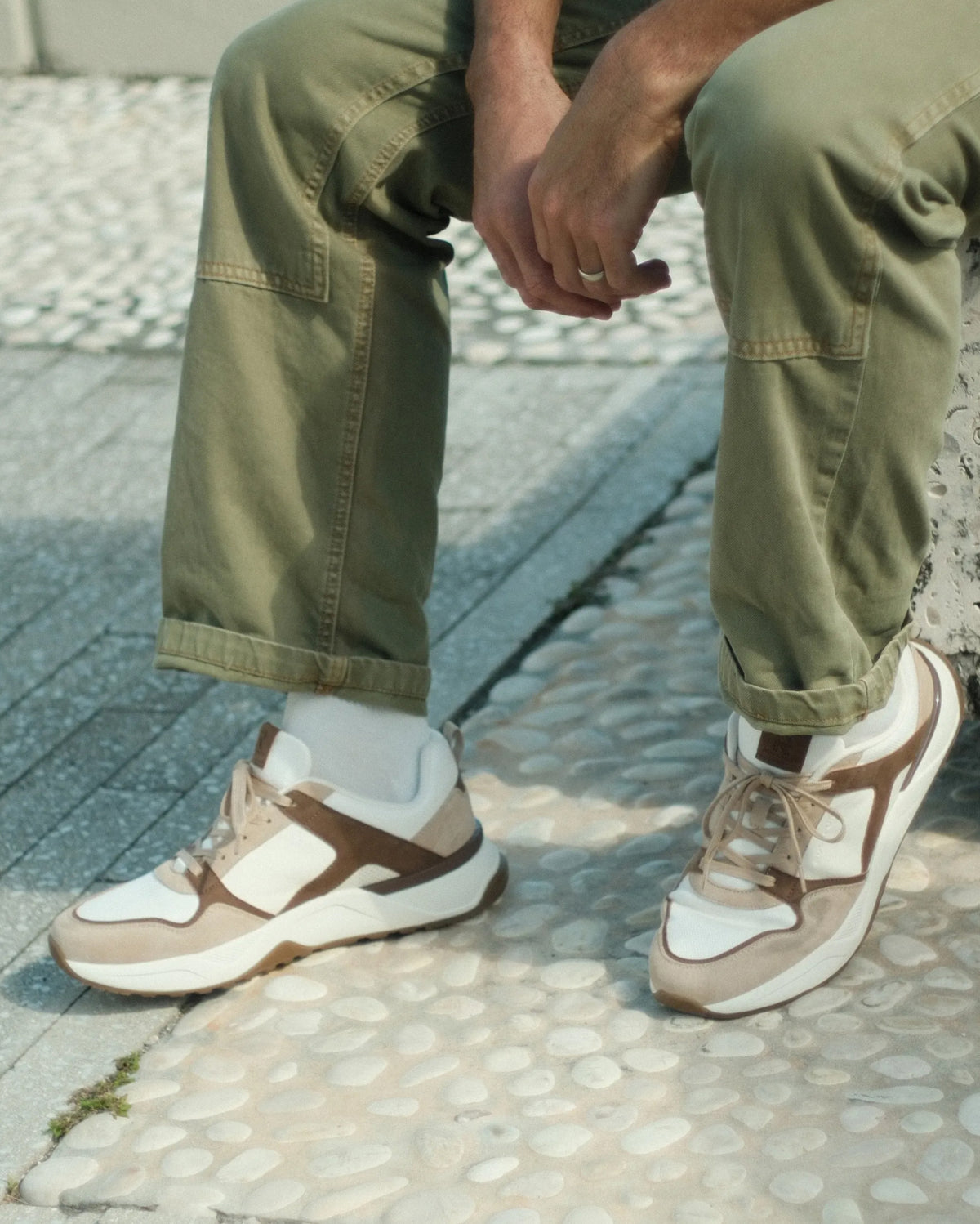 Editorial banner featuring Men's ProWalker Norris Casual Sneakers