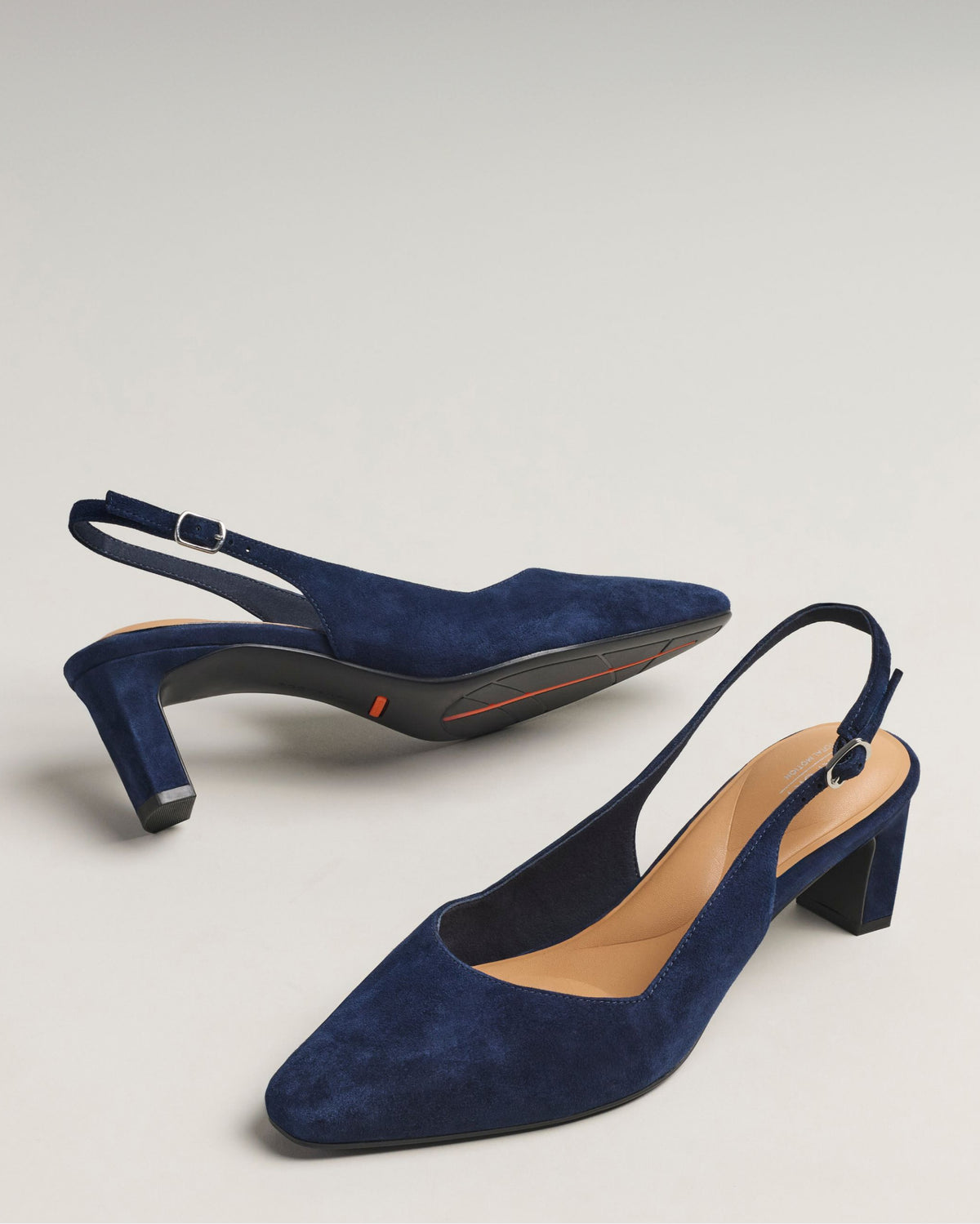 Editorial banner featuring Women's Total Motion Mayla Pumps