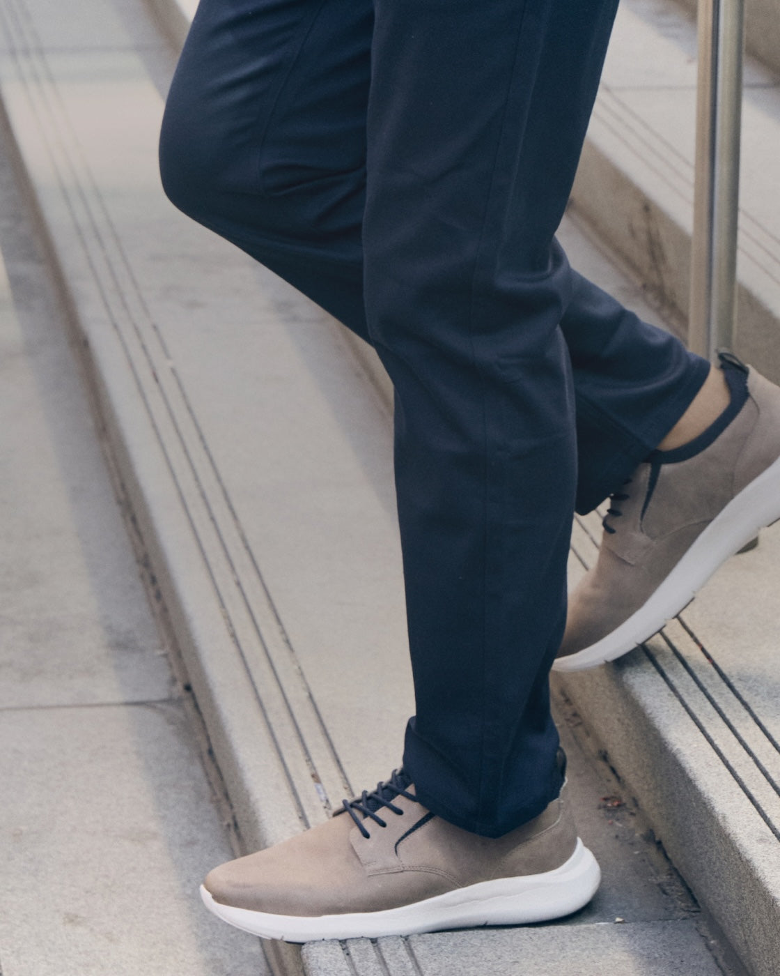 Editorial banner featuring Men's Jeffson Casual Lace-up Sneakers