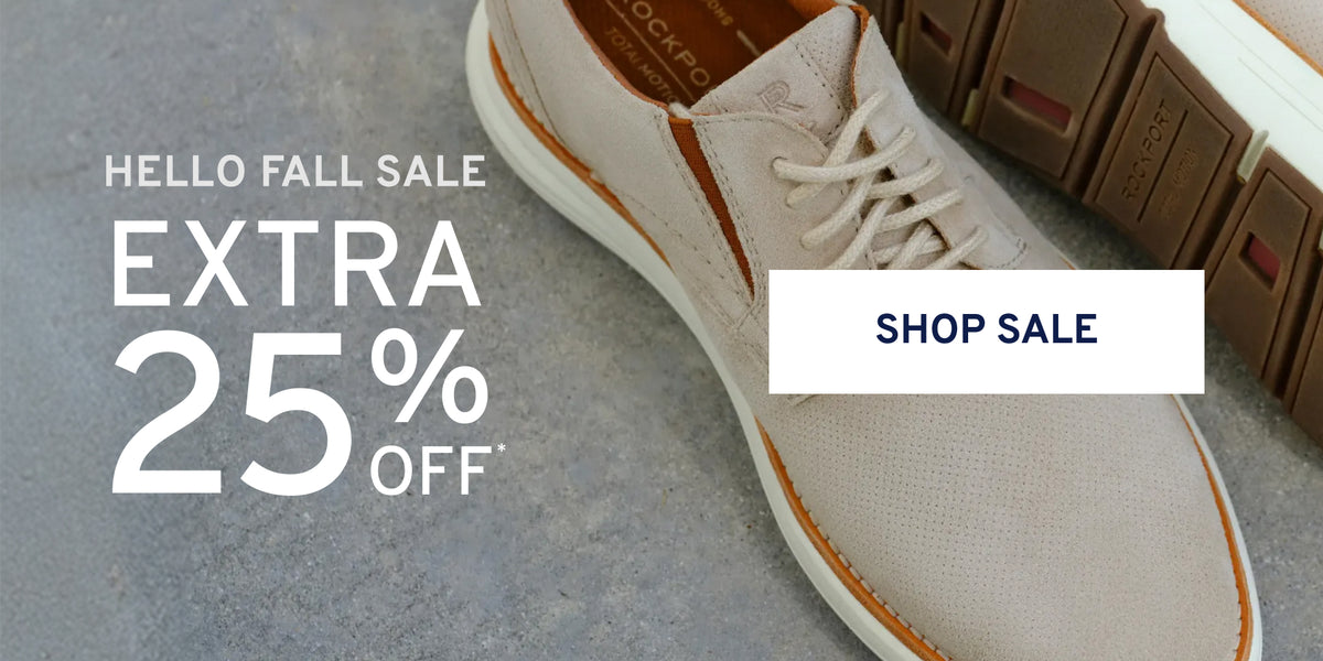 Rockport - Hello Fall Sale - Extra 25% off select styles - shop now