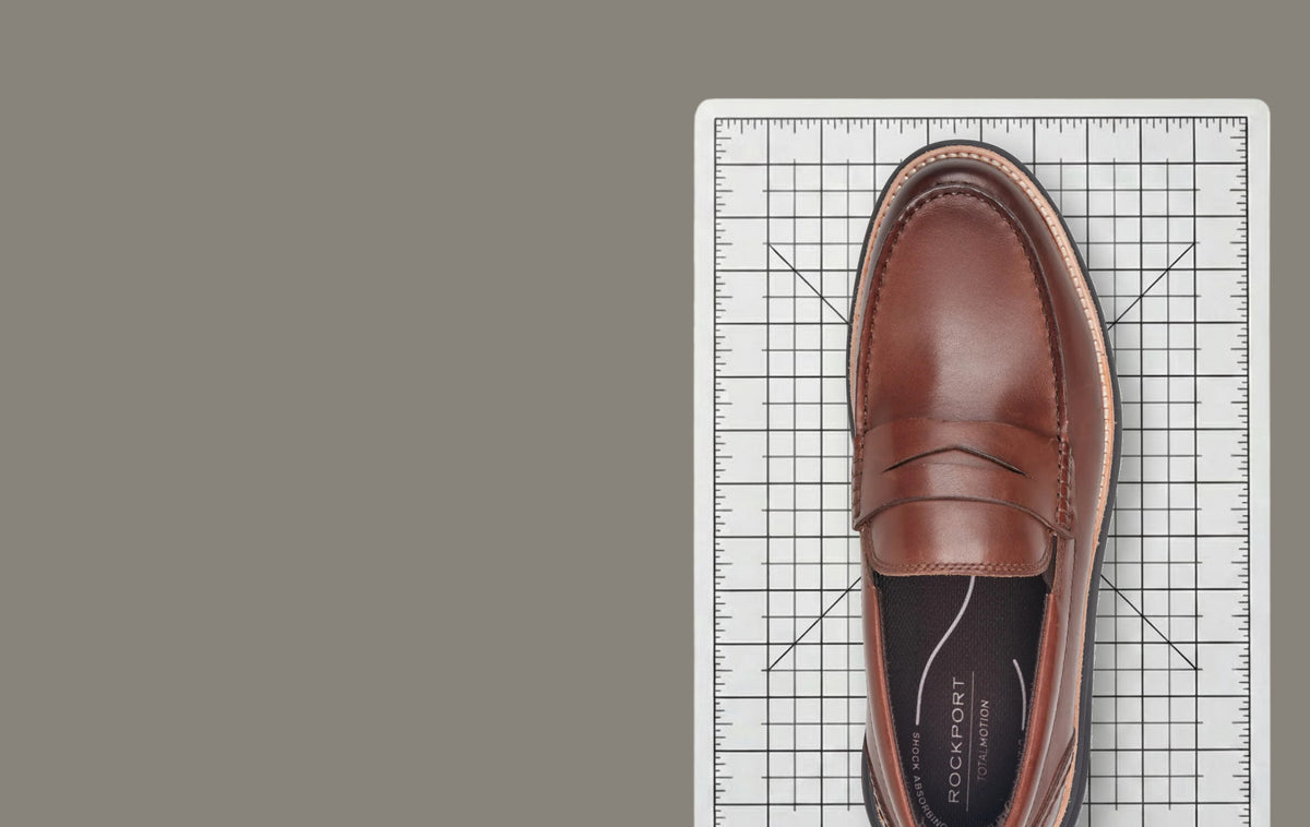 Editorial banner featuring men's extended sizes style