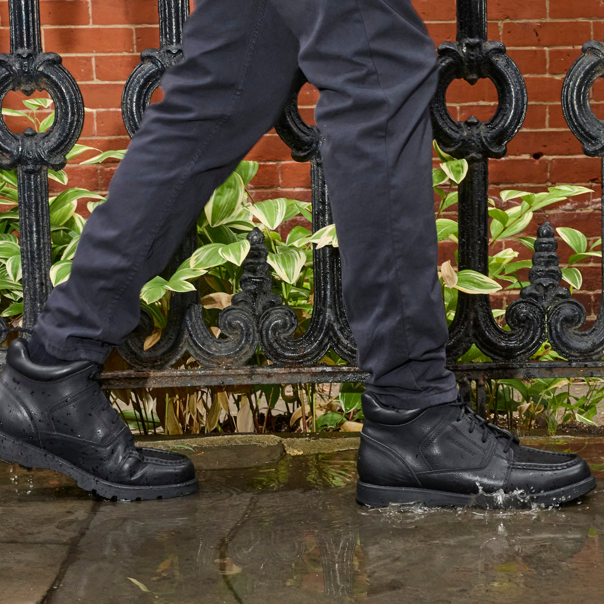 Men's Umber Waterproof Casual Moc Toe Trail Boots