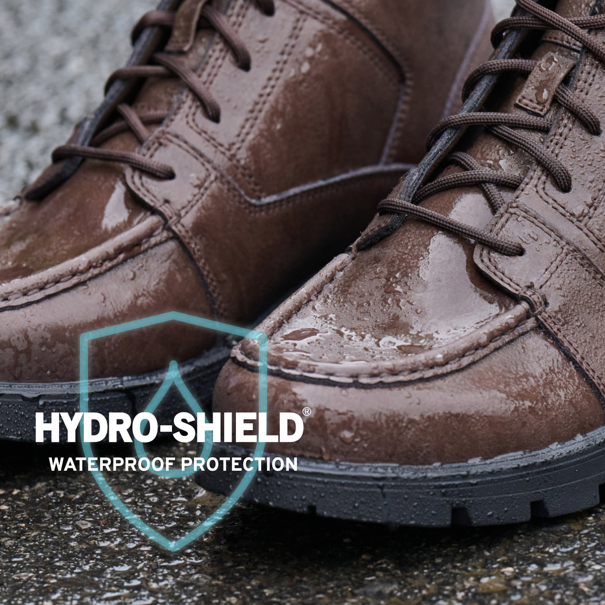 Men's Umber Waterproof Casual Moc Toe Trail Boots