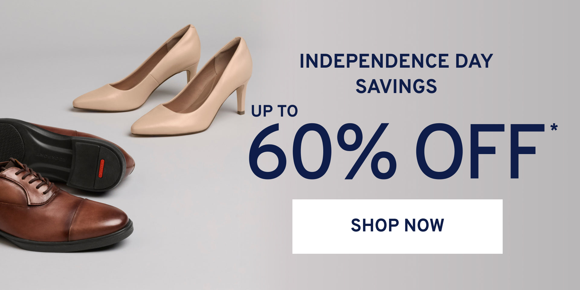 Promotional banner featuring up to 60% off