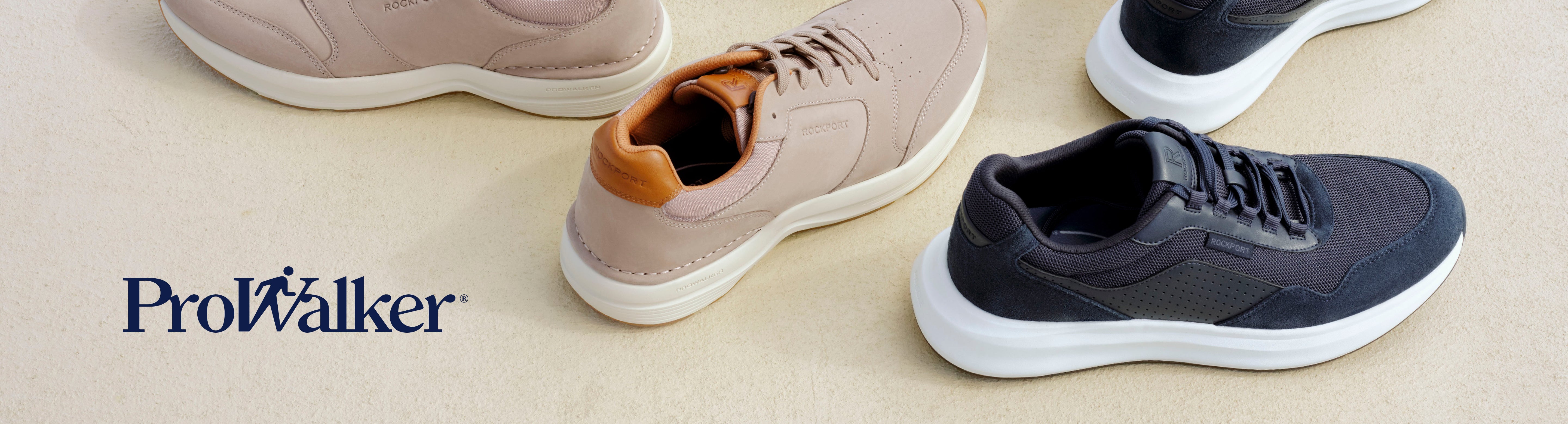 Editorial banner featuring men's Prowalker styles