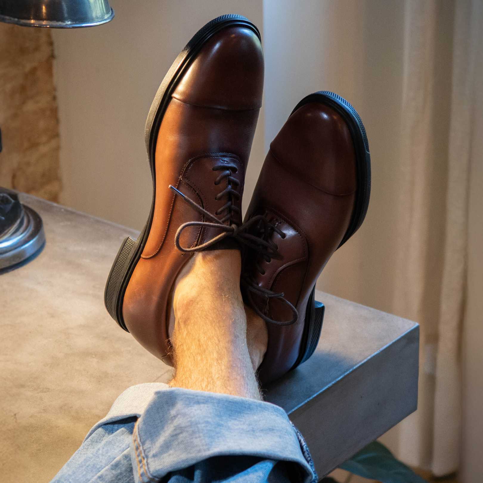 Men's Wentworth Round Toe Casual Flat Boat Shoe - Natural | Rockport