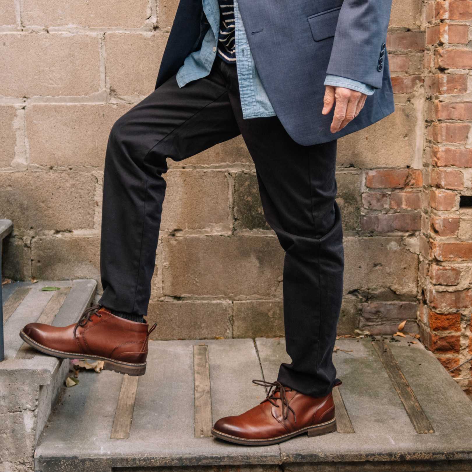 Men's Charles Road Plain Toe Oxford - Dark Brown | Rockport