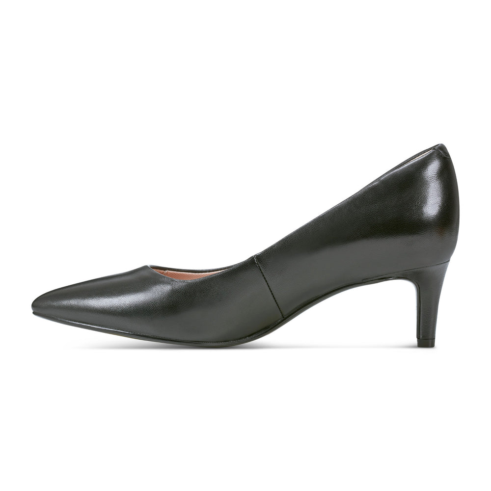 Women's Cindy Total Motion Pumps - Black Leather | Rockport