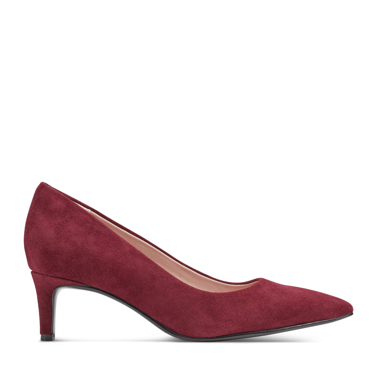 Women's Cindy Total Motion Pumps - Dark Red Suede | Rockport