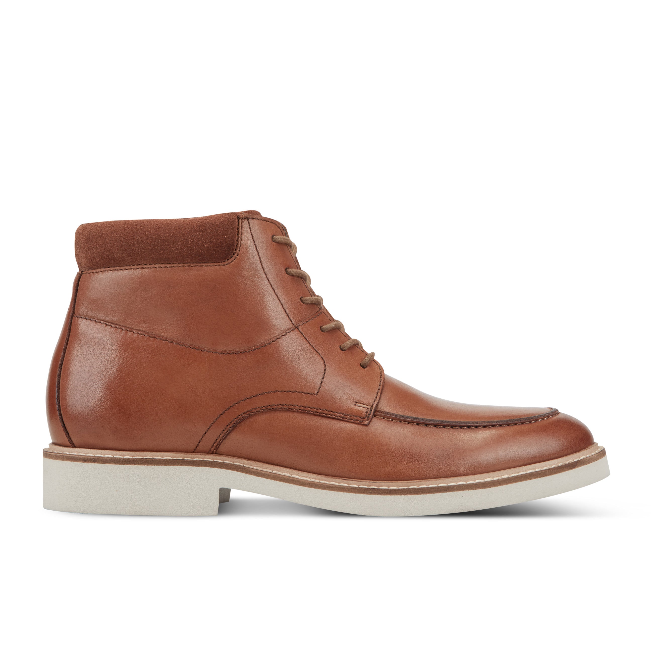 Men's Macklin Moc Toe Lace-Up Leather Boots