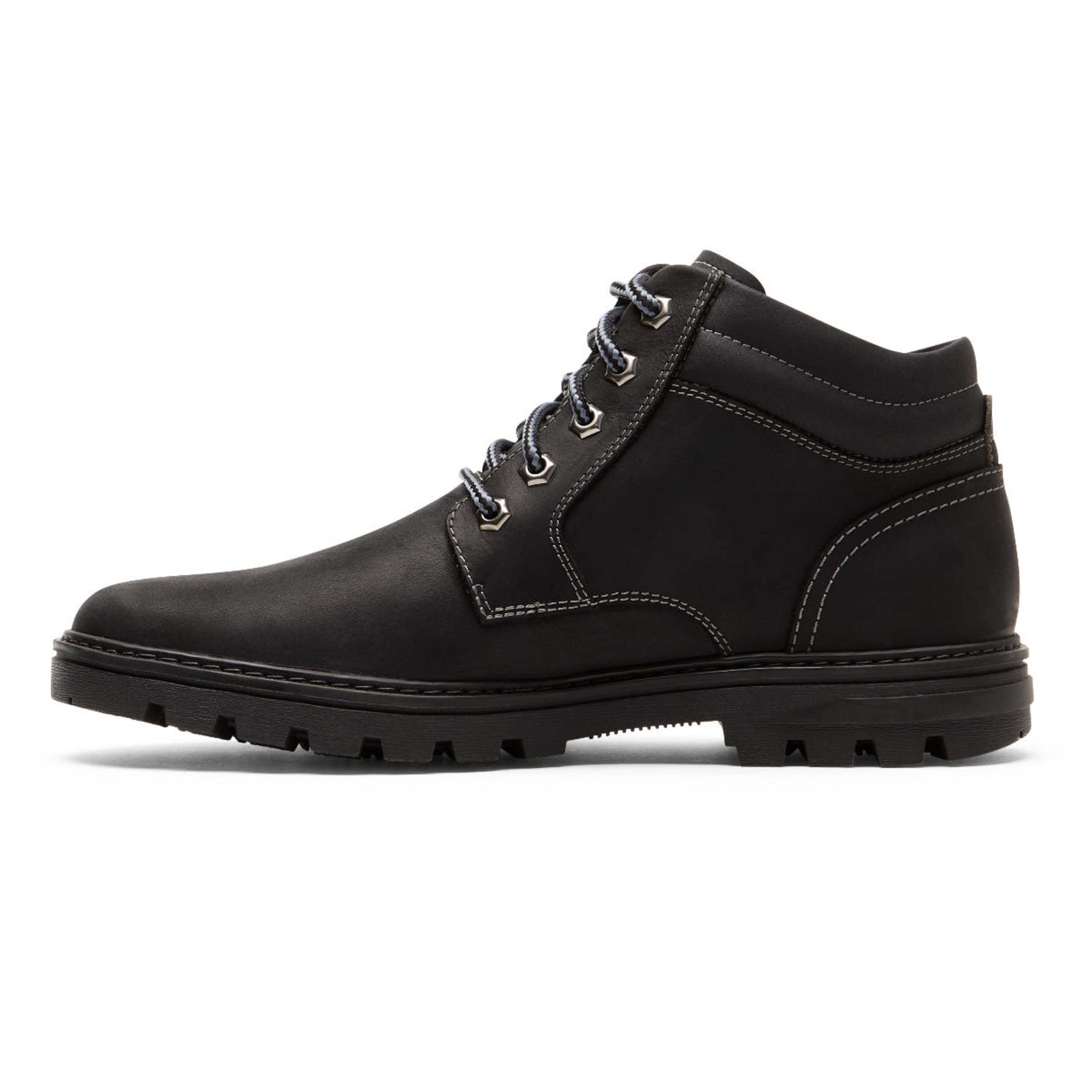 mens black waterproof dress boots Men's 6" Duluth MaxTRAX Soft Toe WP SRO Boot | 10.5