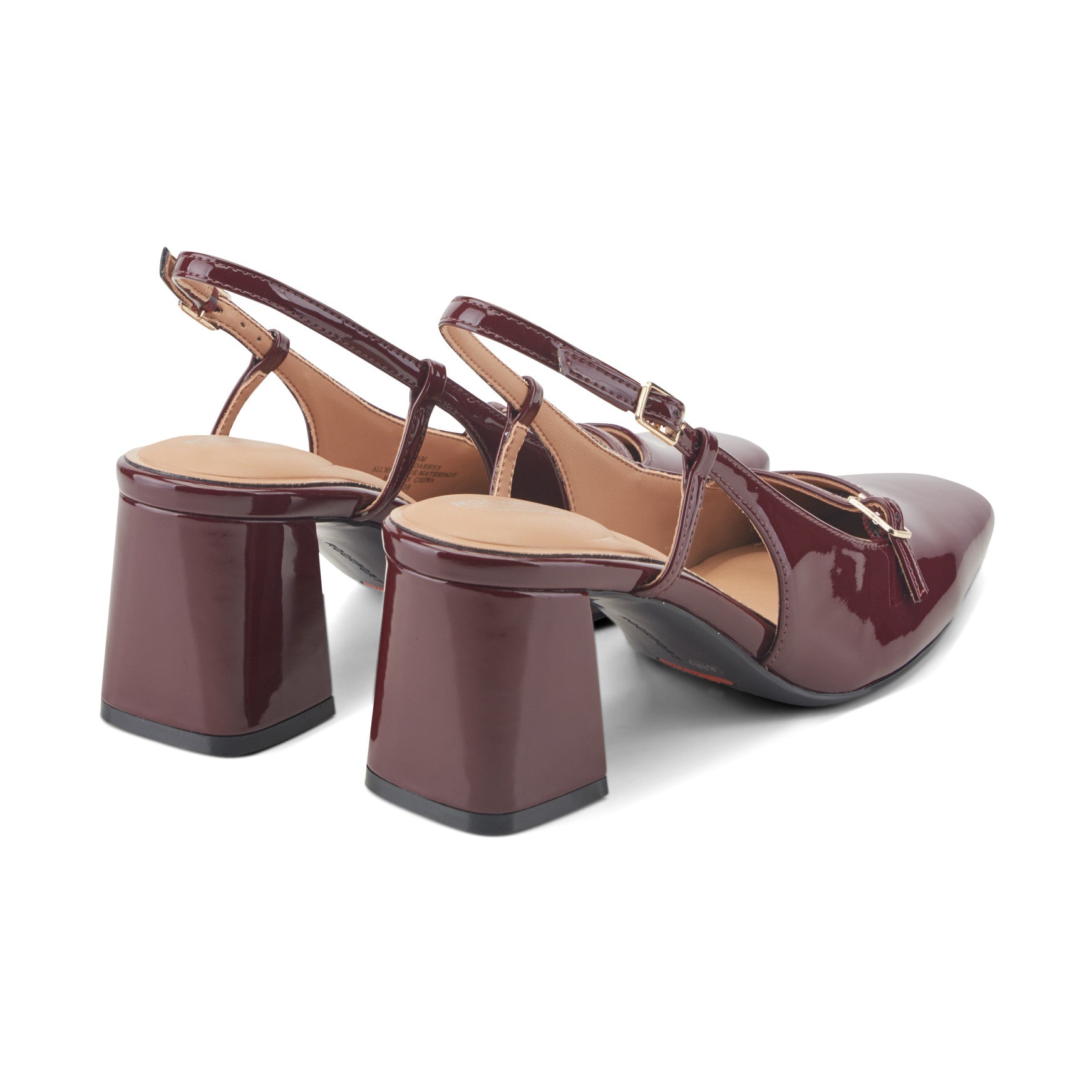 Women's Total Motion Darby Pumps - Dark Red Patent | Rockport