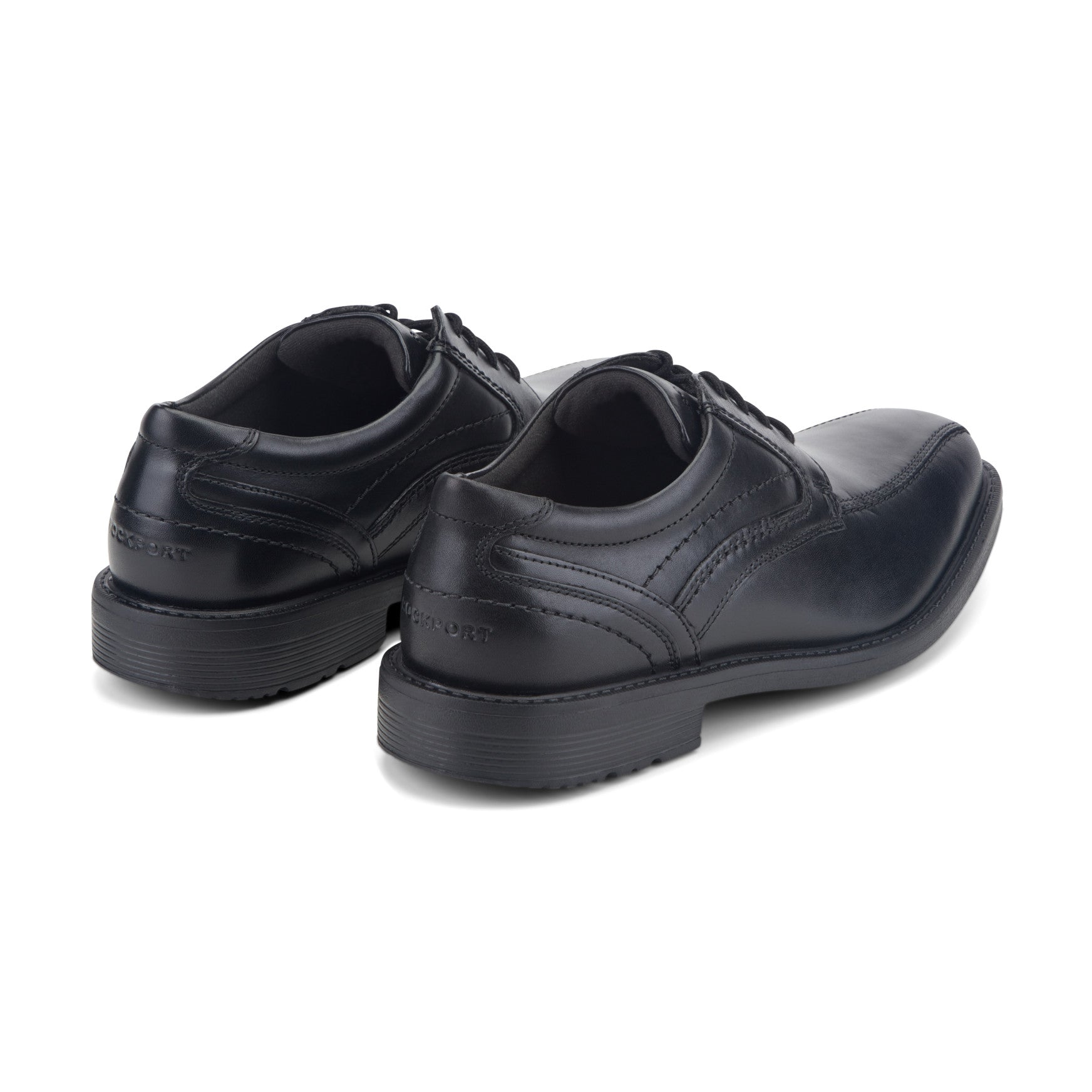 Men's Style Leader 2 Bike Toe Oxford - Black Leather | Rockport