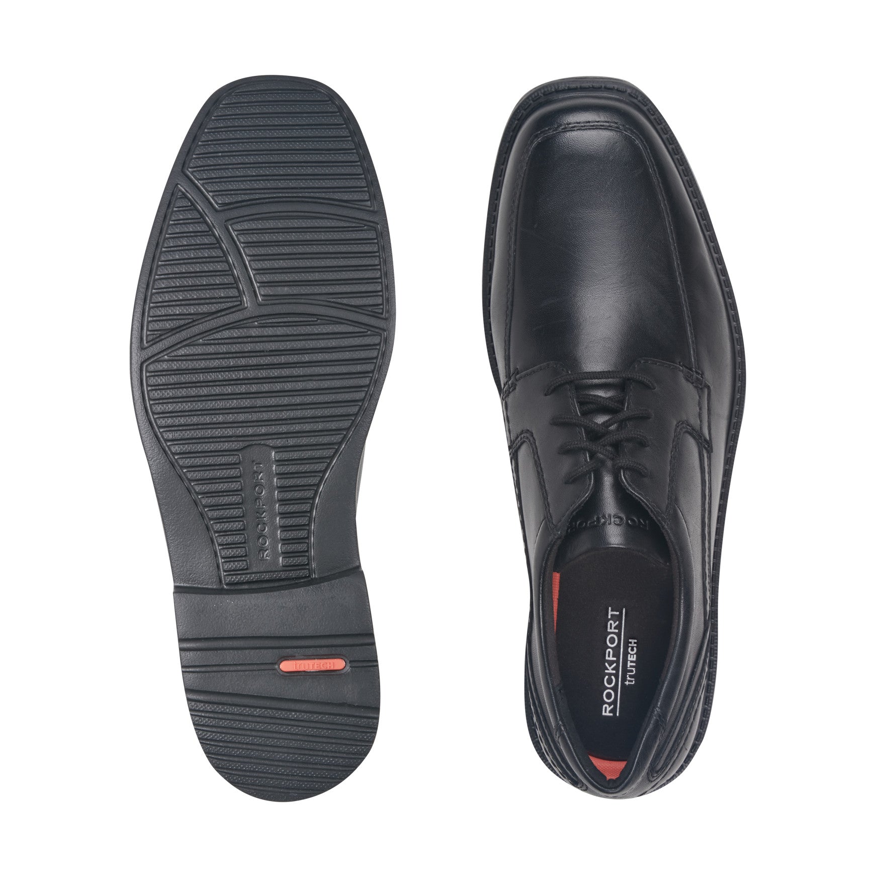 Men's Style Leader 2 Apron Toe Oxford - Black Leather | Rockport