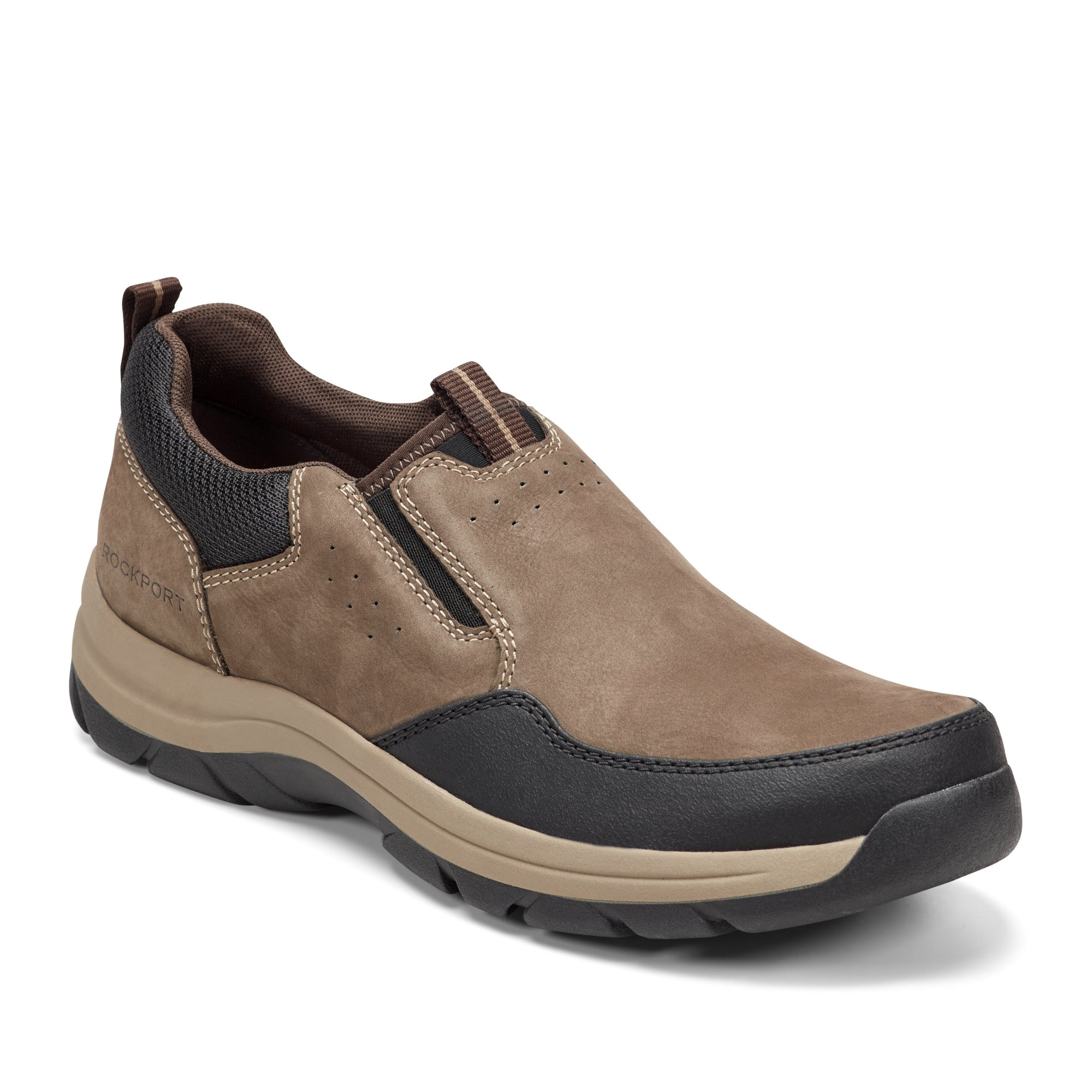 Rockport Falcon Men's Slip On - Dark Taupe Size 9.5 Rockport Falcon Men's Slip On - Dark Taupe Size 9.5