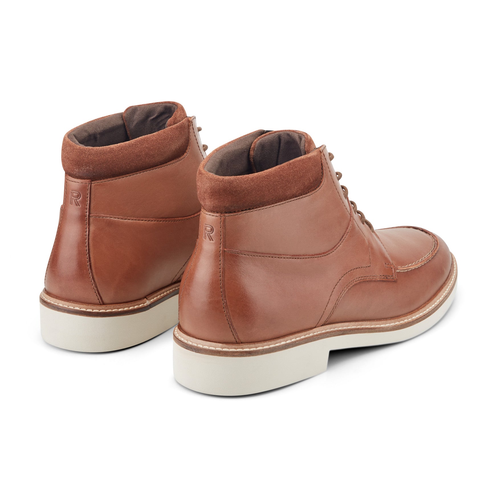 Men's Macklin Moc Toe Lace-Up Leather Boots