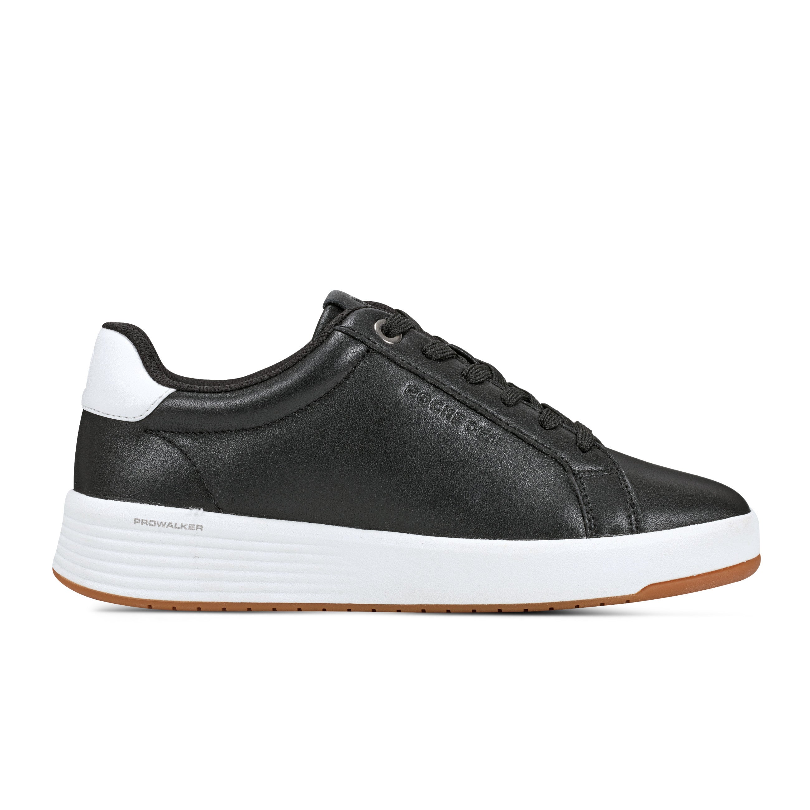 Women's ProWalker Elara Lace-up Casual Sneakers Black Rockport