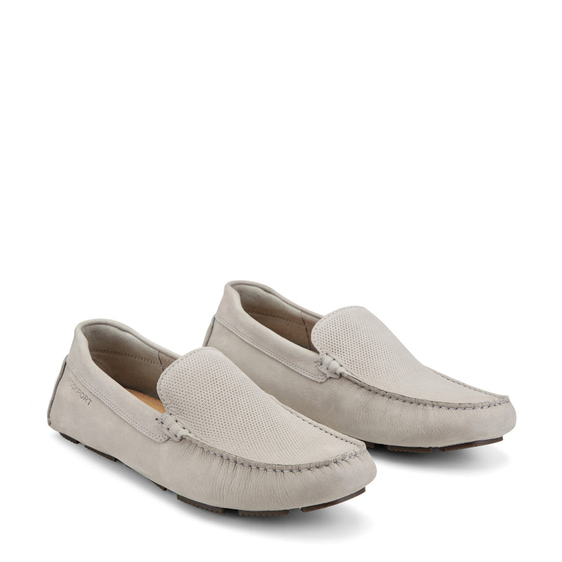 Rockport Men's Rodger Loafers | Taupe Brown | Size 10.5