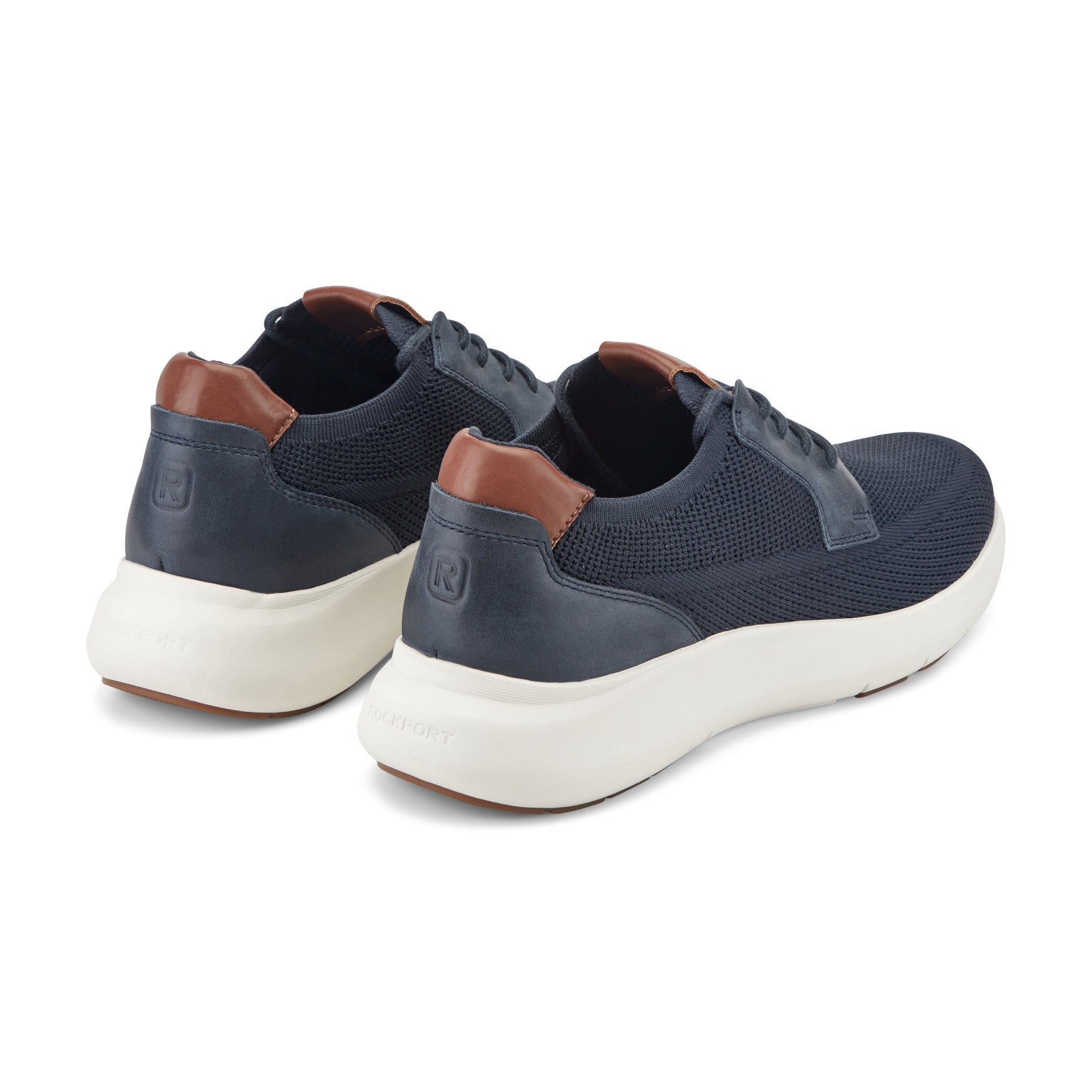 Men's Jaxson Lace-up Casual Sneakers - Dark Blue Knit | Rockport