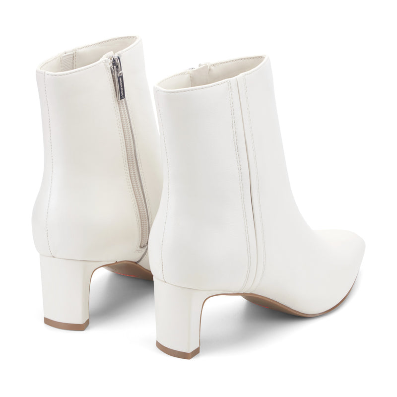 Women's Marisa Total Motion Dress Booties - Ivory Leather Women's Marisa Total Motion Dress Booties - Ivory Leather