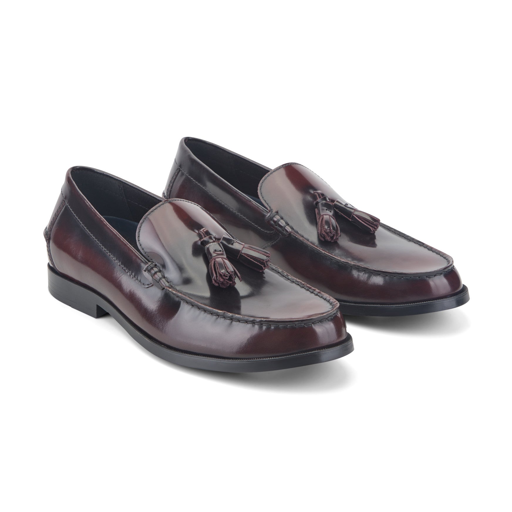 Men's Whitlaw Tassel Loafers - Dark Red Leather | Rockport