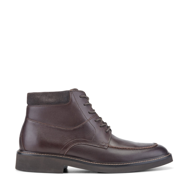 Men's Macklin Moc Toe Lace-Up Leather Boots