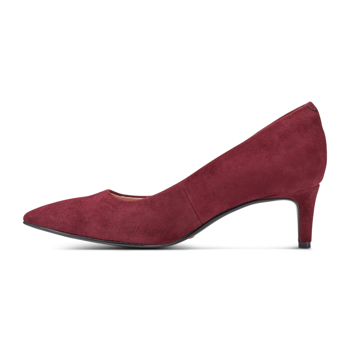 Women's Cindy Total Motion Pumps - Dark Red Suede | Rockport