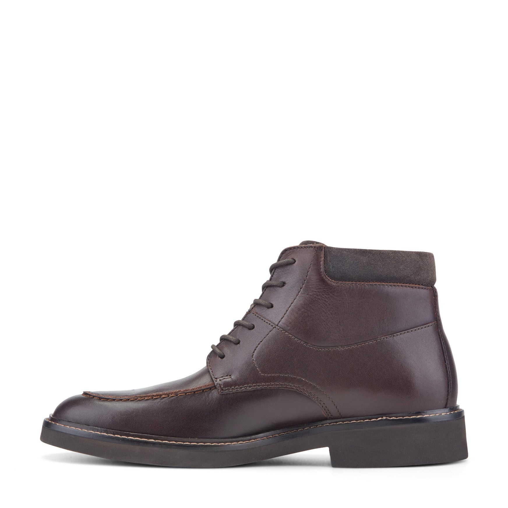 Men's Macklin Moc Toe Lace-Up Leather Boots