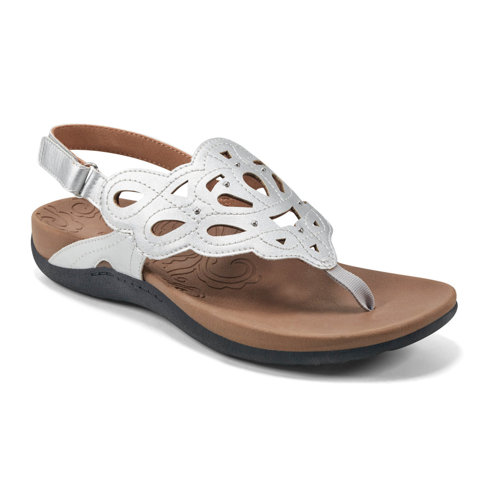 Women Ridge Women's Ridge Slingback Sandal - Silver | Rockport