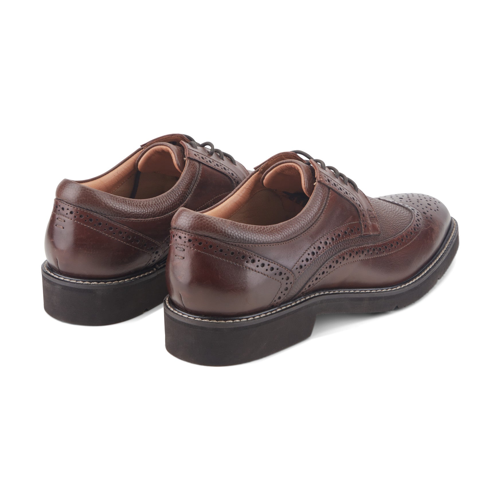 Men's Fallo Dress Lace-up Almond Toe Oxfords - Dark Brown Leather | Rockport Men's Fallo Dress Lace-up Almond Toe Oxfords - Dark Brown Leather | Rockport