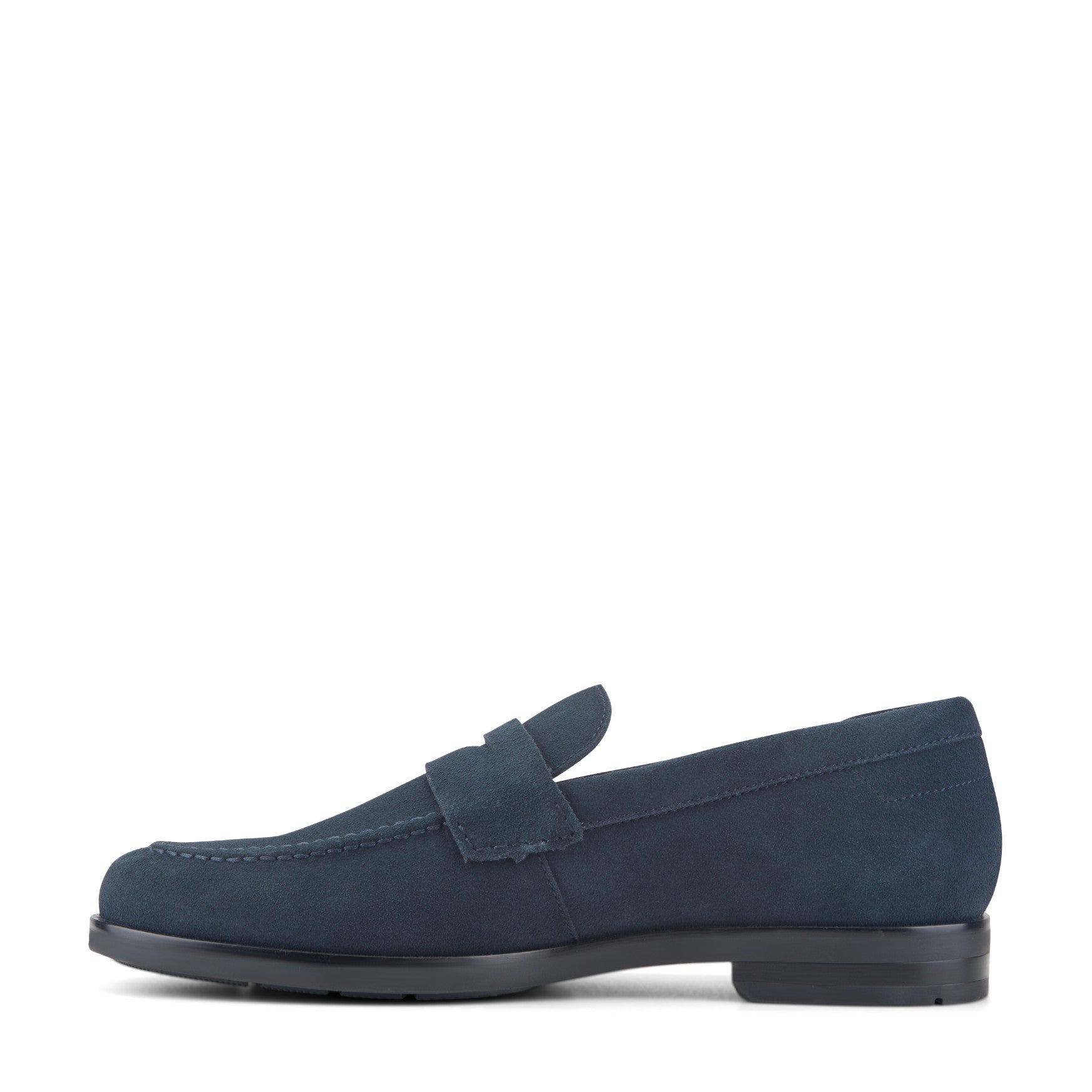 Men's Sutton Penny Loafers - Dark Blue Suede | Rockport Men's Sutton Penny Loafers - Dark Blue Suede | Rockport