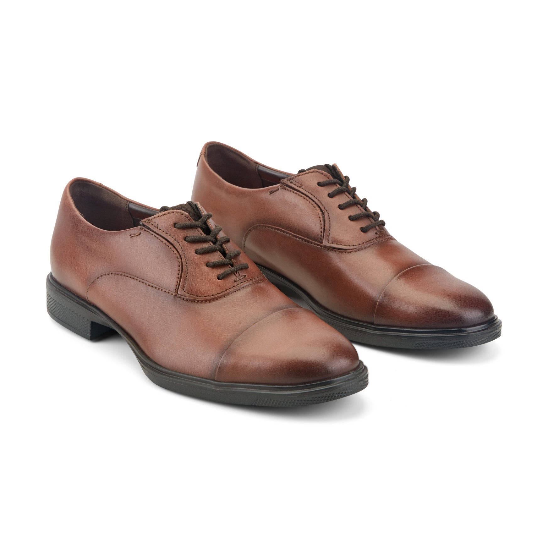 Men's Keefe Dress Cap Toe Lace-up Oxfords - Medium Natural Leather | Rockport Men's Keefe Dress Cap Toe Lace-up Oxfords - Medium Natural Leather | Rockport