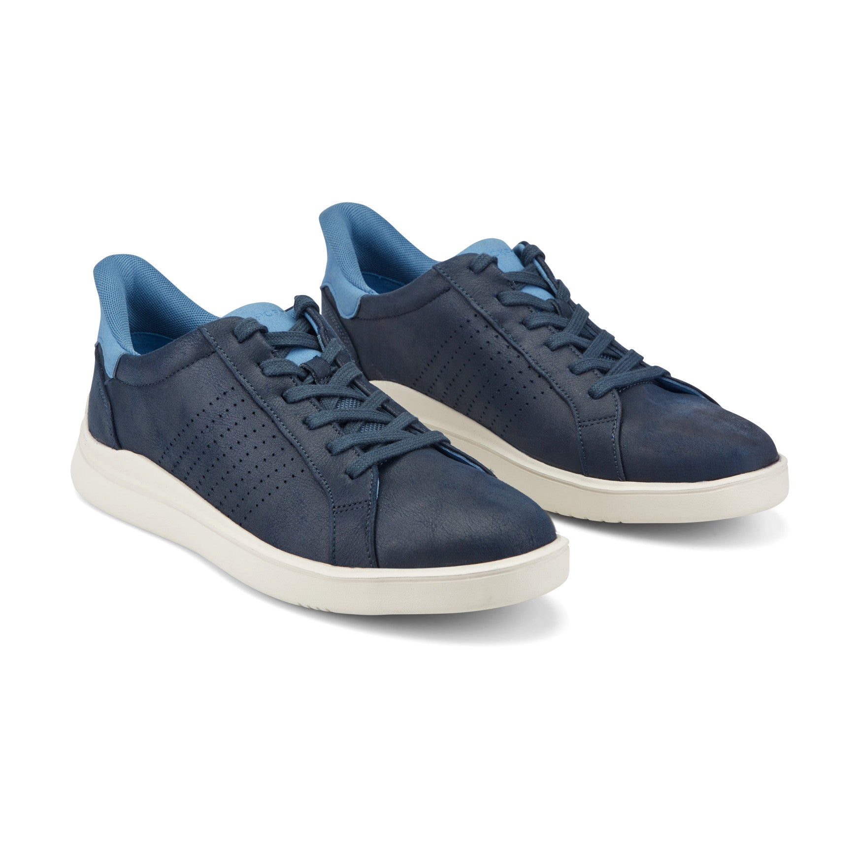 Men's Tristen Step Activated Lace-Up - Dark Blue Leather | Rockport