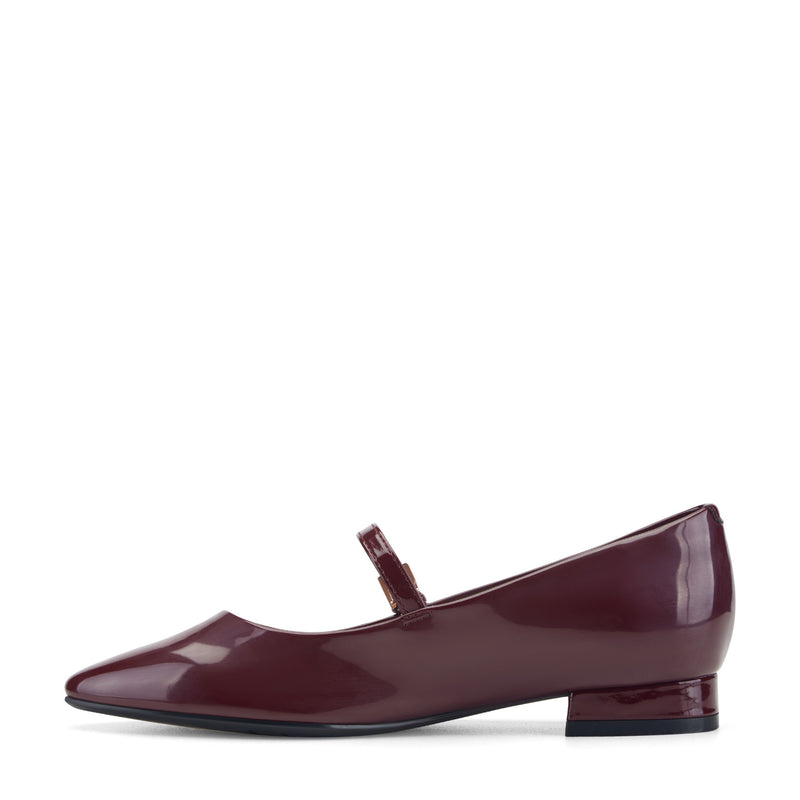 Rockport Taren Women's Flat Shoes Dark Red Patent : 6.5 W , Leather Rockport Taren Women's Flat Shoes Dark Red Patent : 6.5 W , Leather