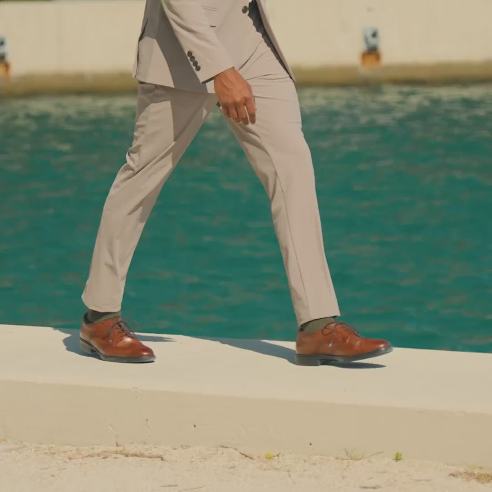 Men's Keegan Dress Wing Tip Lace-up Oxfords