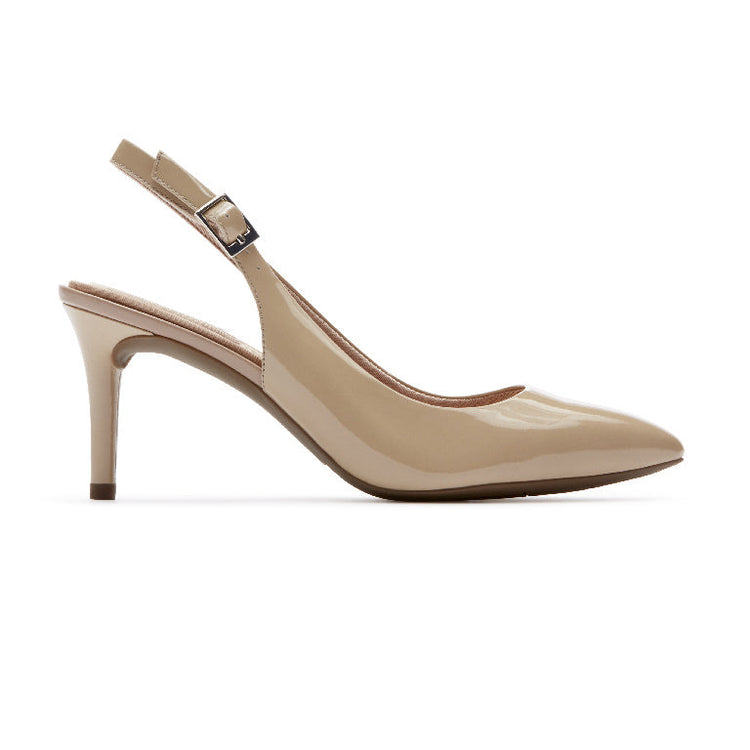 Women’s Total Motion 75mm Slingback (WARM TAUPE PATENT)