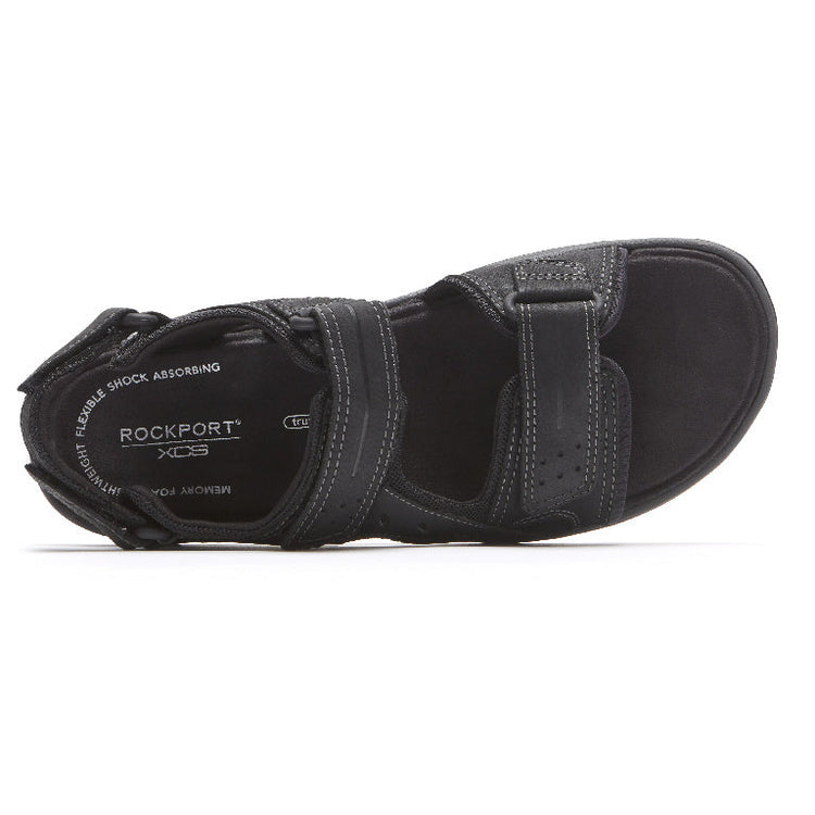 Men’s XCS Trail Technique Adjustable Sandal (BLACK)
