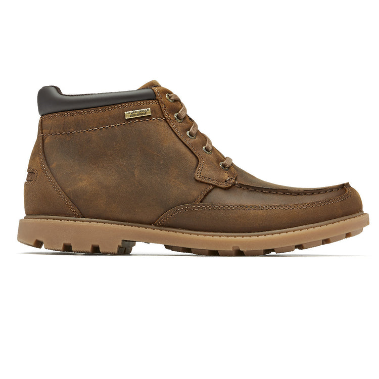 Men's Patten Waterproof Moc Boot (Boston Tan Leather)